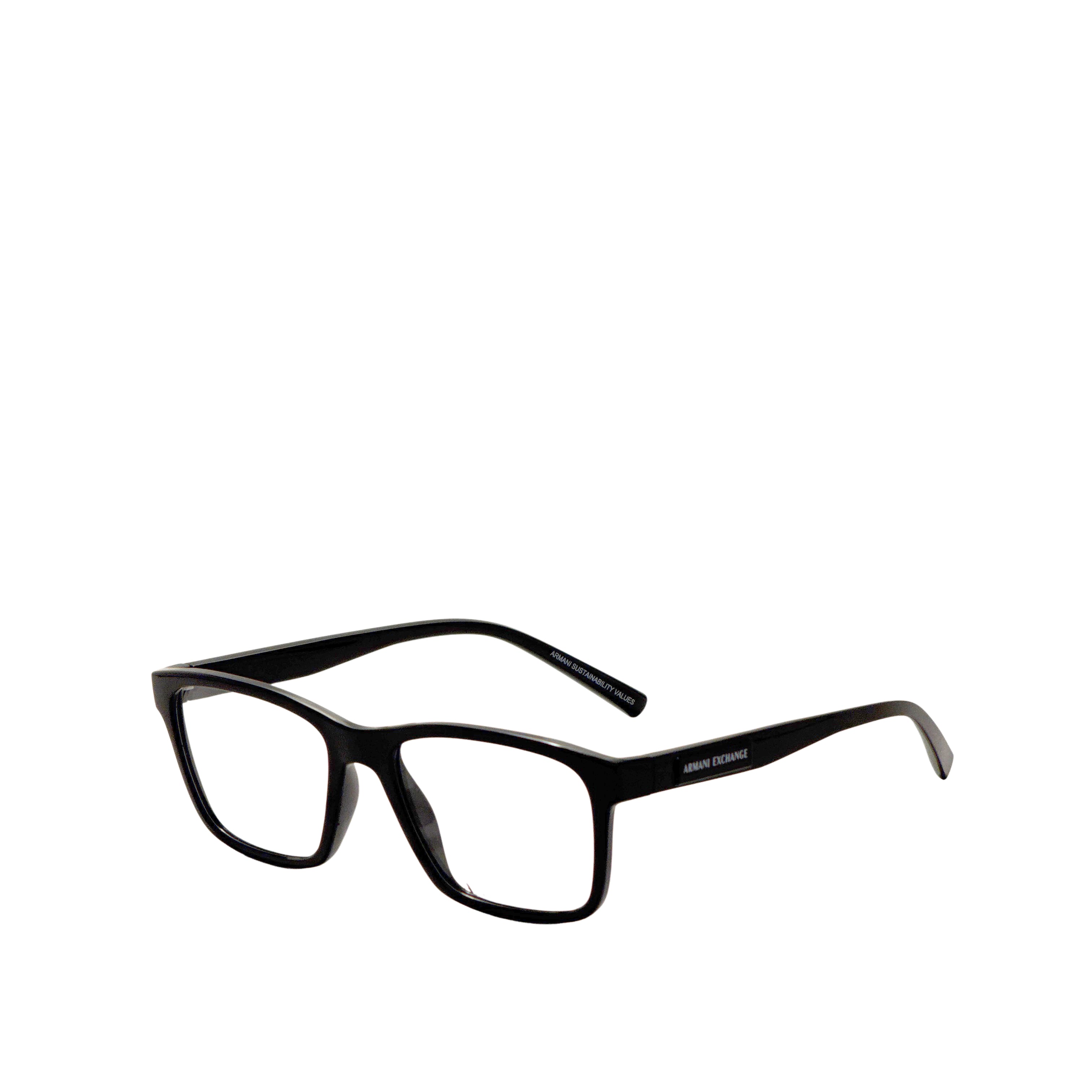 Armani Exchange Men's 54mm Shiny Black Eyeglasses AX3114-8158-54