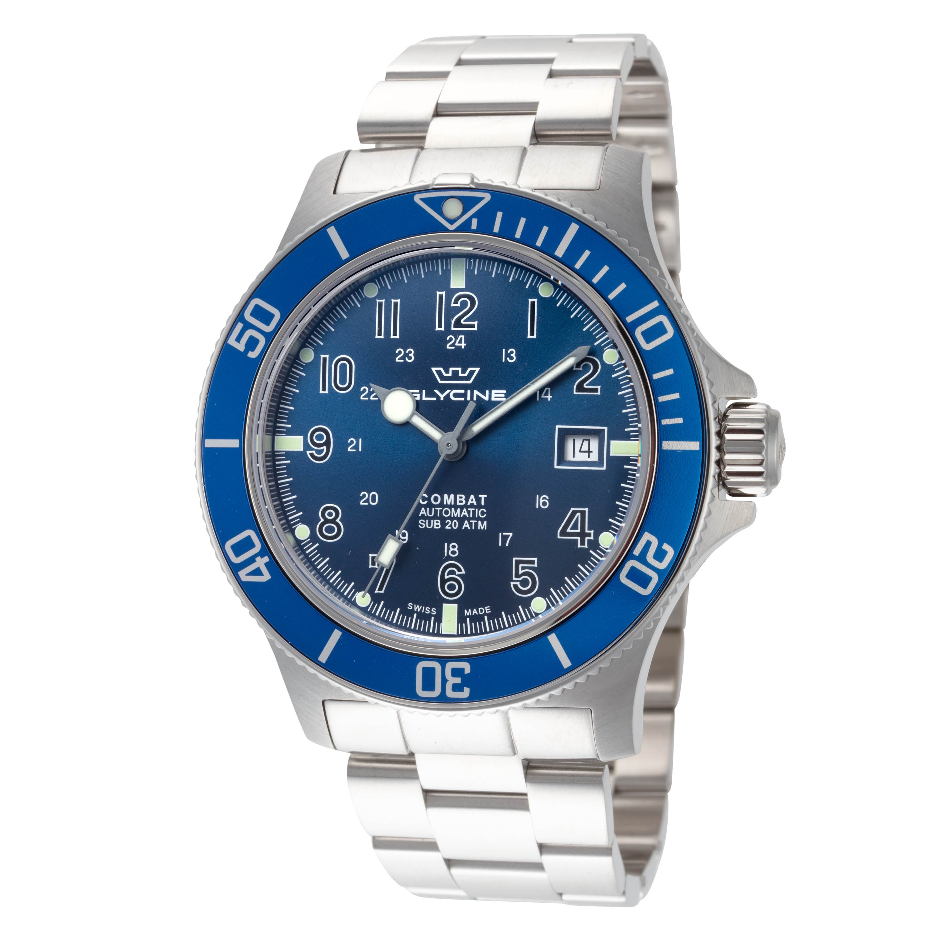 Glycine Men's Combat Sub 42mm Automatic Watch GL0077