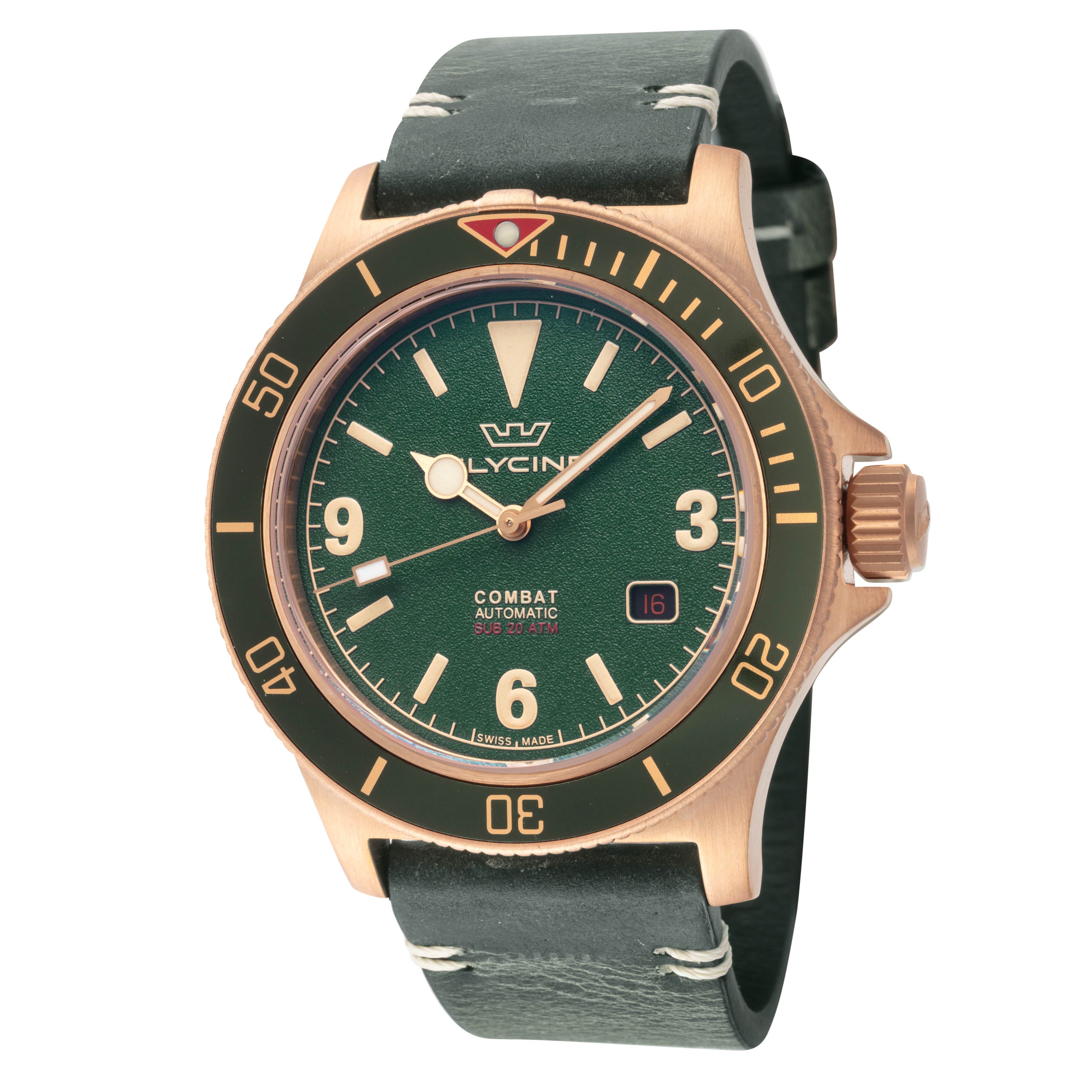 Glycine Men's Combat Sub Bronze 42mm Automatic Watch GL0482