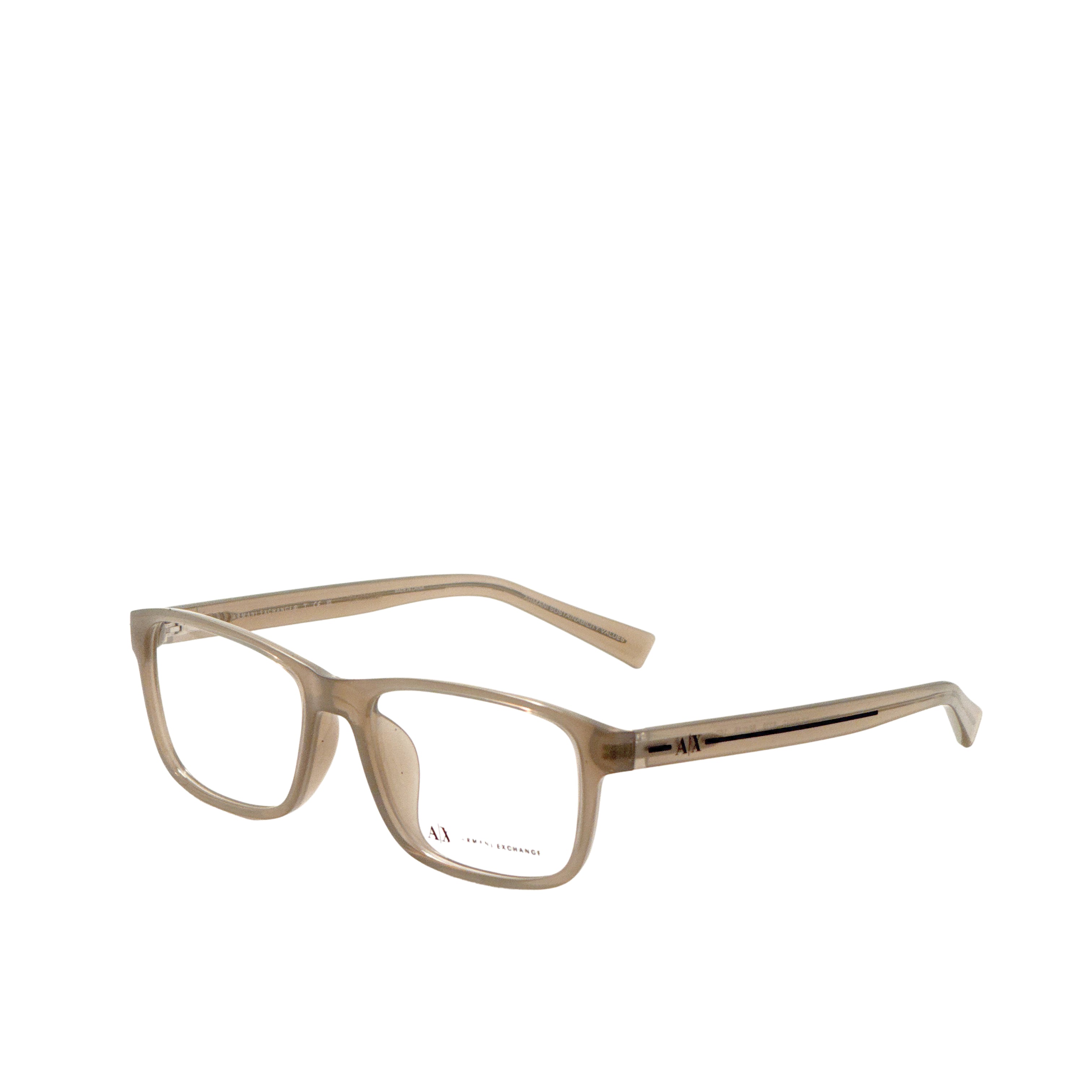 Armani Exchange Men's 56mm Shiny Opaline Grey Eyeglasses AX3021F-8238-56