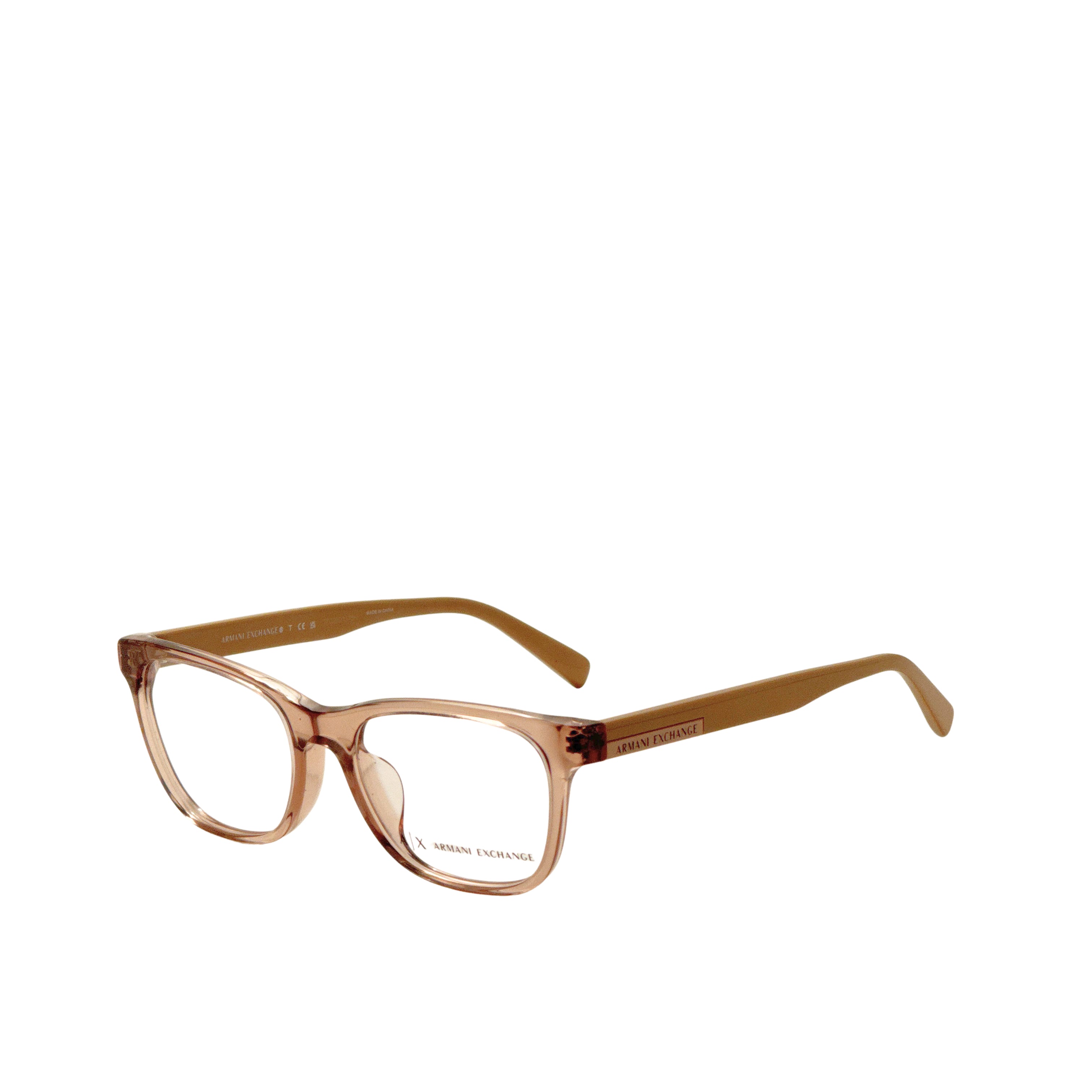 Armani Exchange Women's 52mm Shiny Transparent Tundra Eyeglasses AX3057F-8240-52