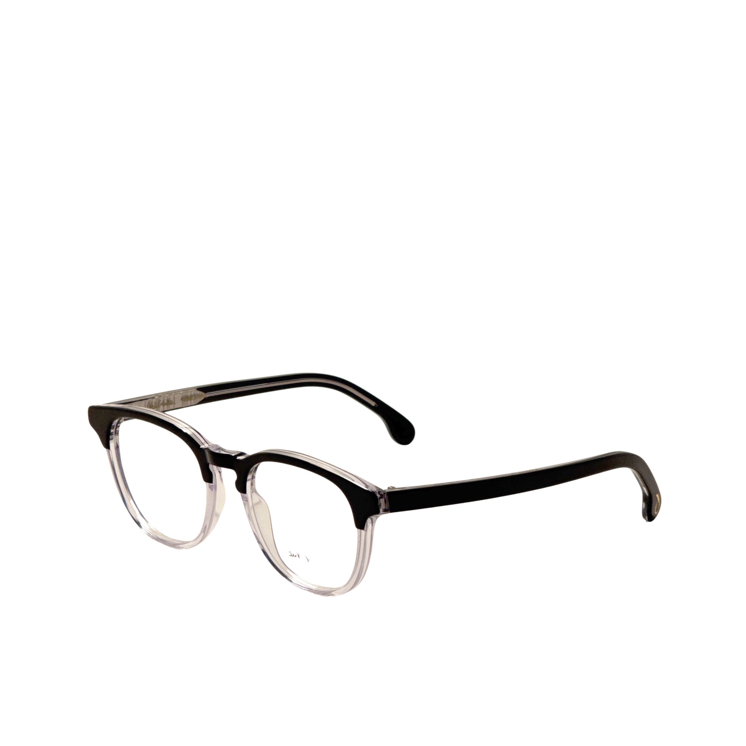 Paul Smith Men's Abbott 51mm Black Ink On Crystal Eyeglasses PSOP001V2-003-51