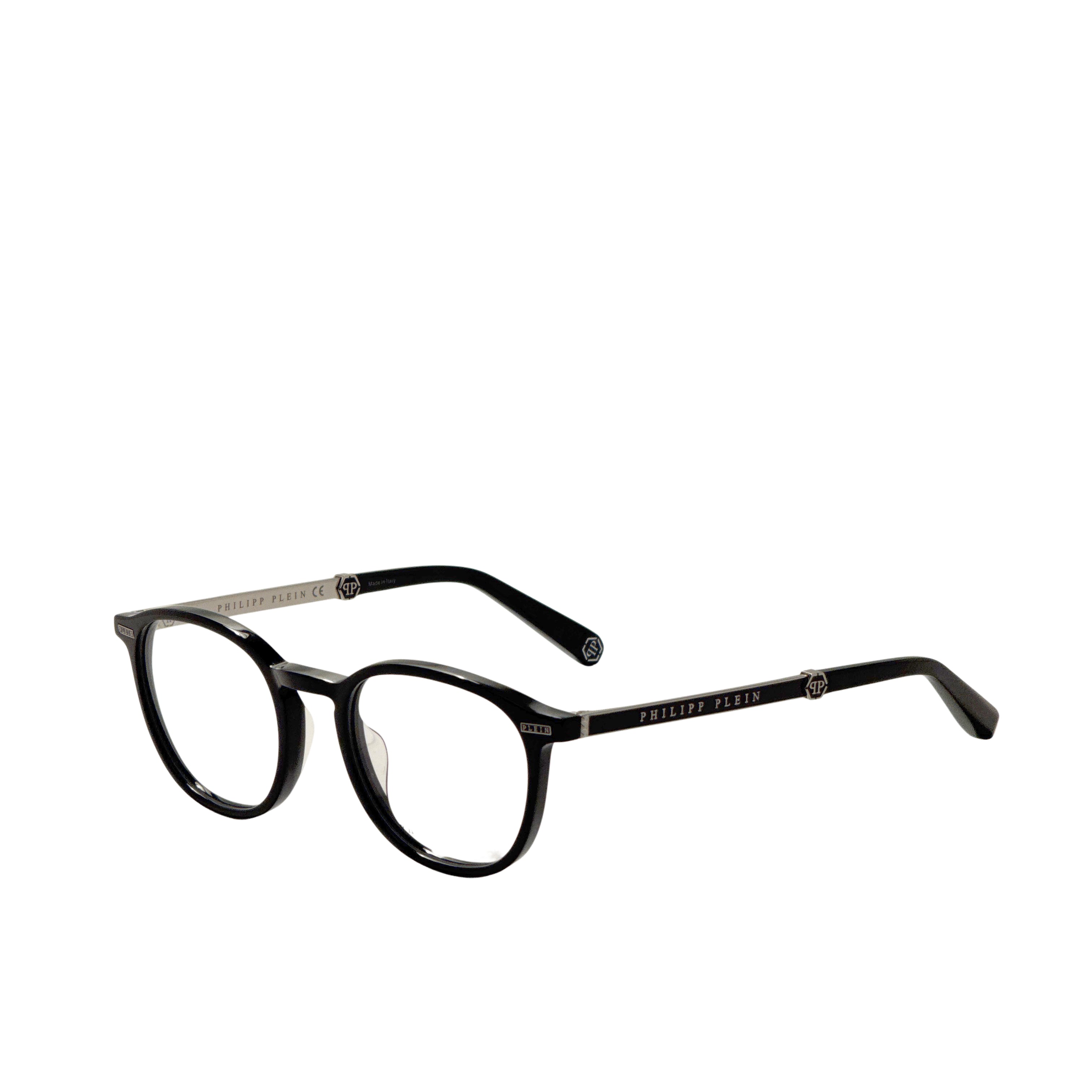Philipp Plein Men's 51mm Shiny Black Eyeglasses VPP057M510700