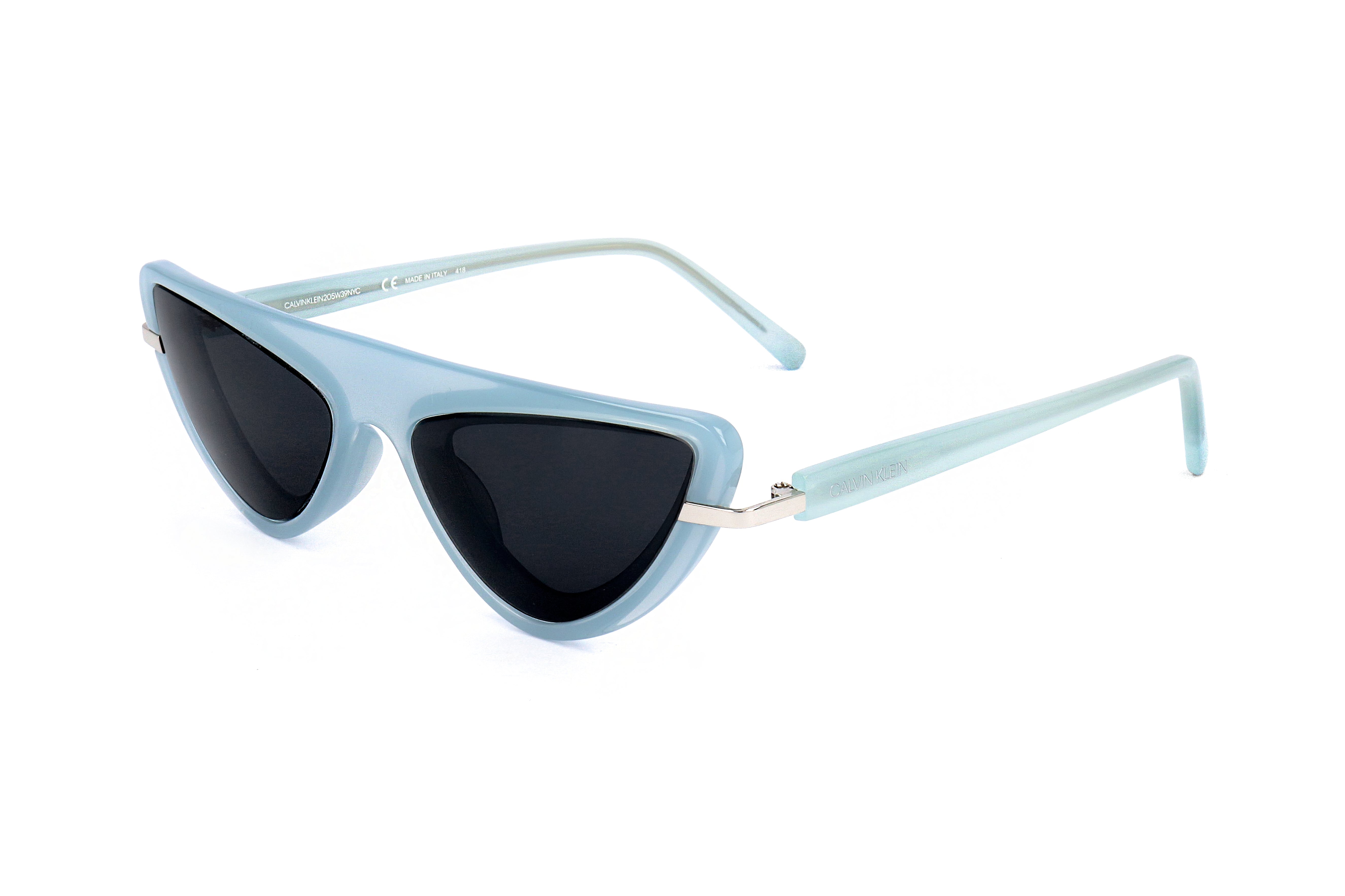 Calvin Klein 205W39NYC Women's 57 mm Milky Light Blue Sunglasses CKNYC1951S-450-57