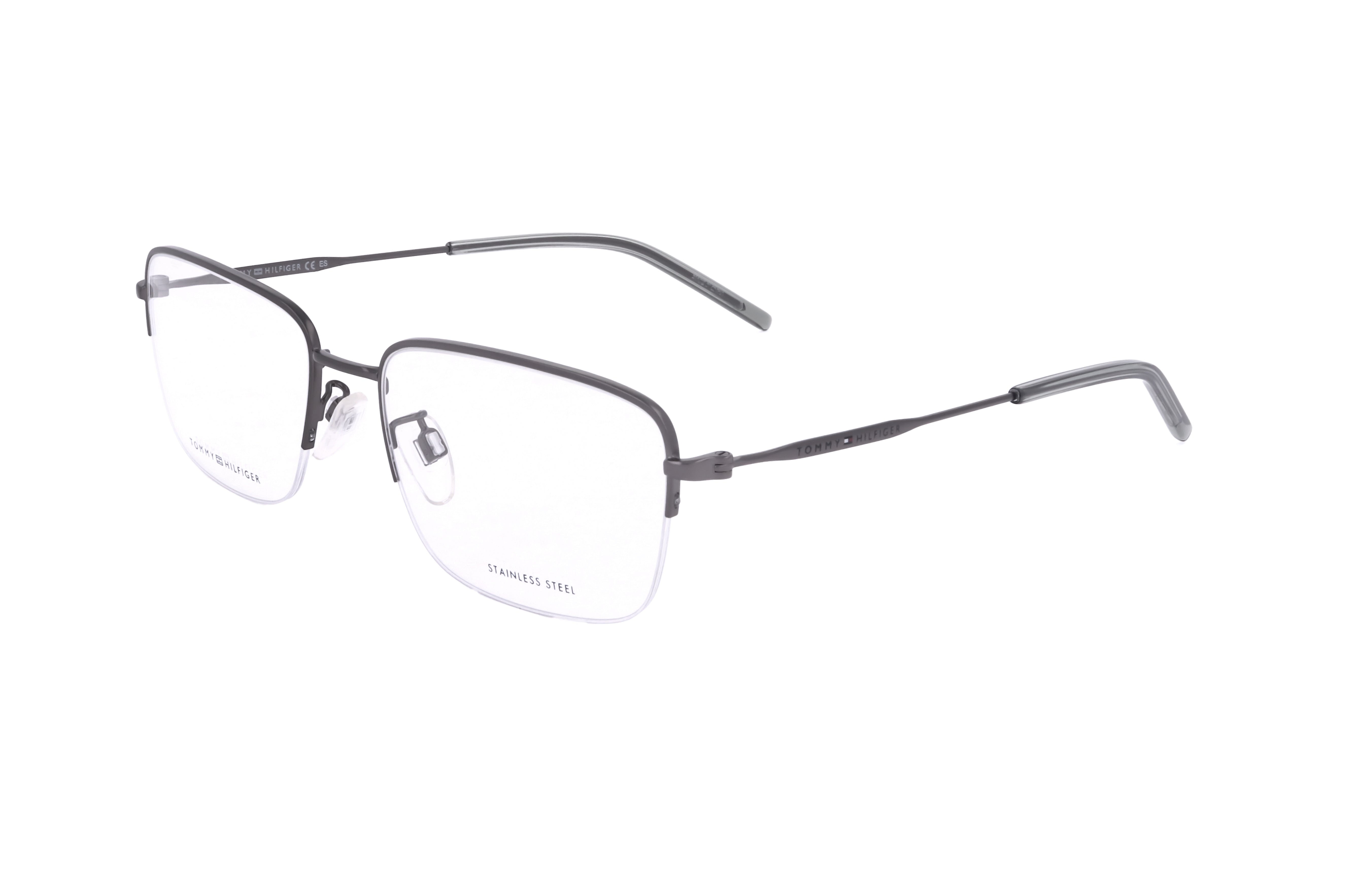 Tommy Hilfiger Men's 56 mm Matte Dark Ruthenium Eyeglasses TH1935-F-R80-56