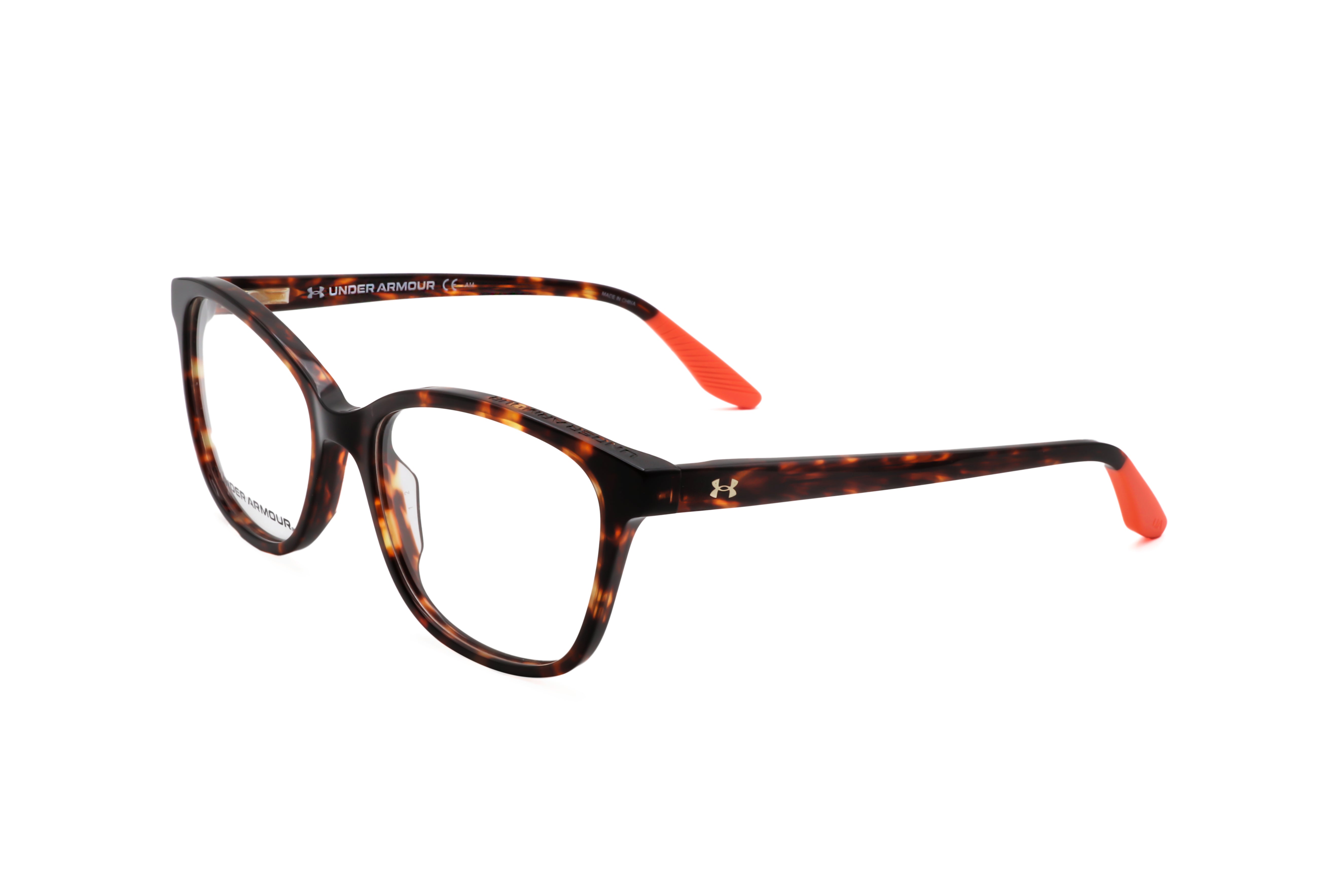 Under Armour Women's 52 mm Havana Eyeglasses UA5013-086-52