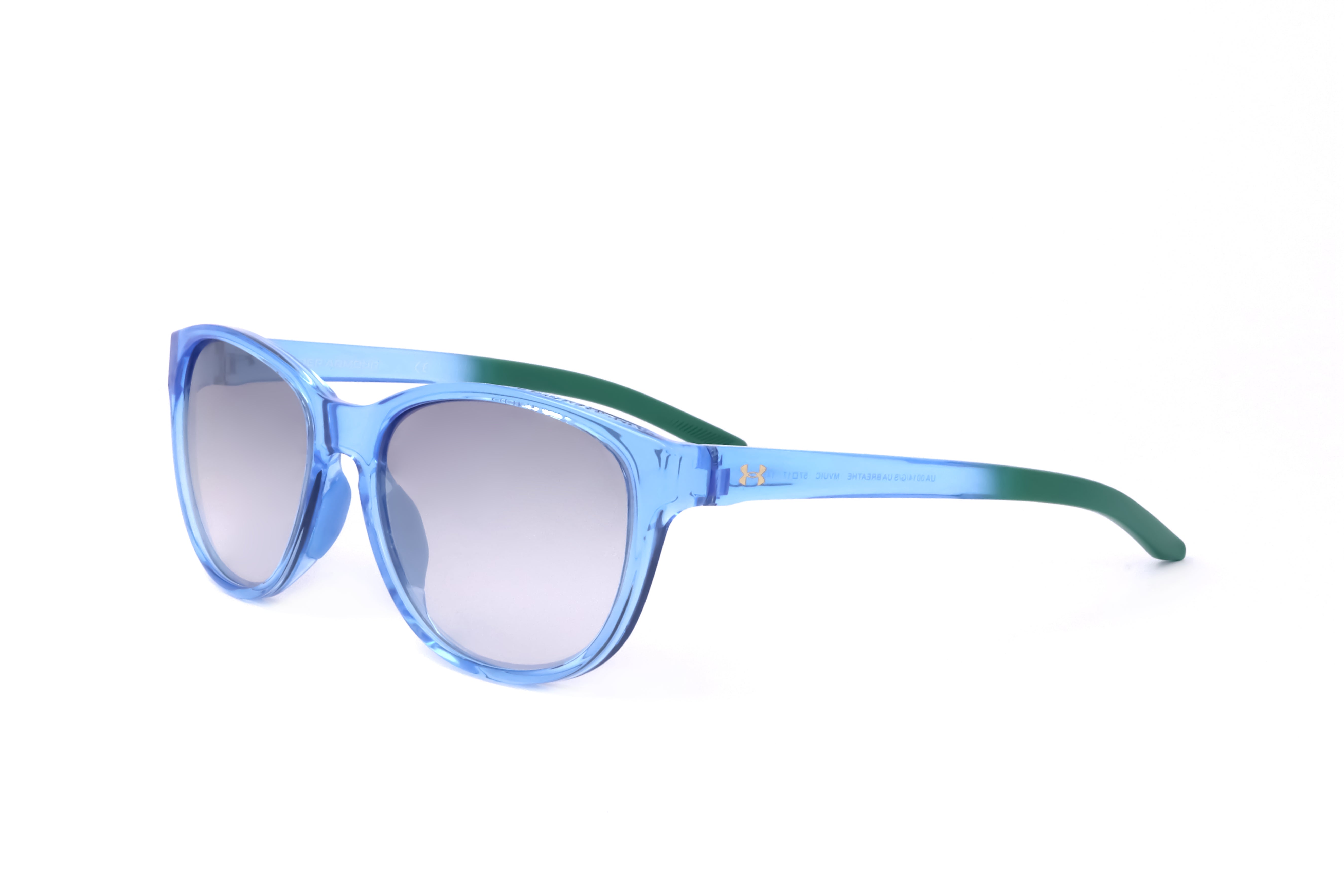 Under Armour Women's 57 mm Transparent Blue Sunglasses UA0014-G-S-MVU-57