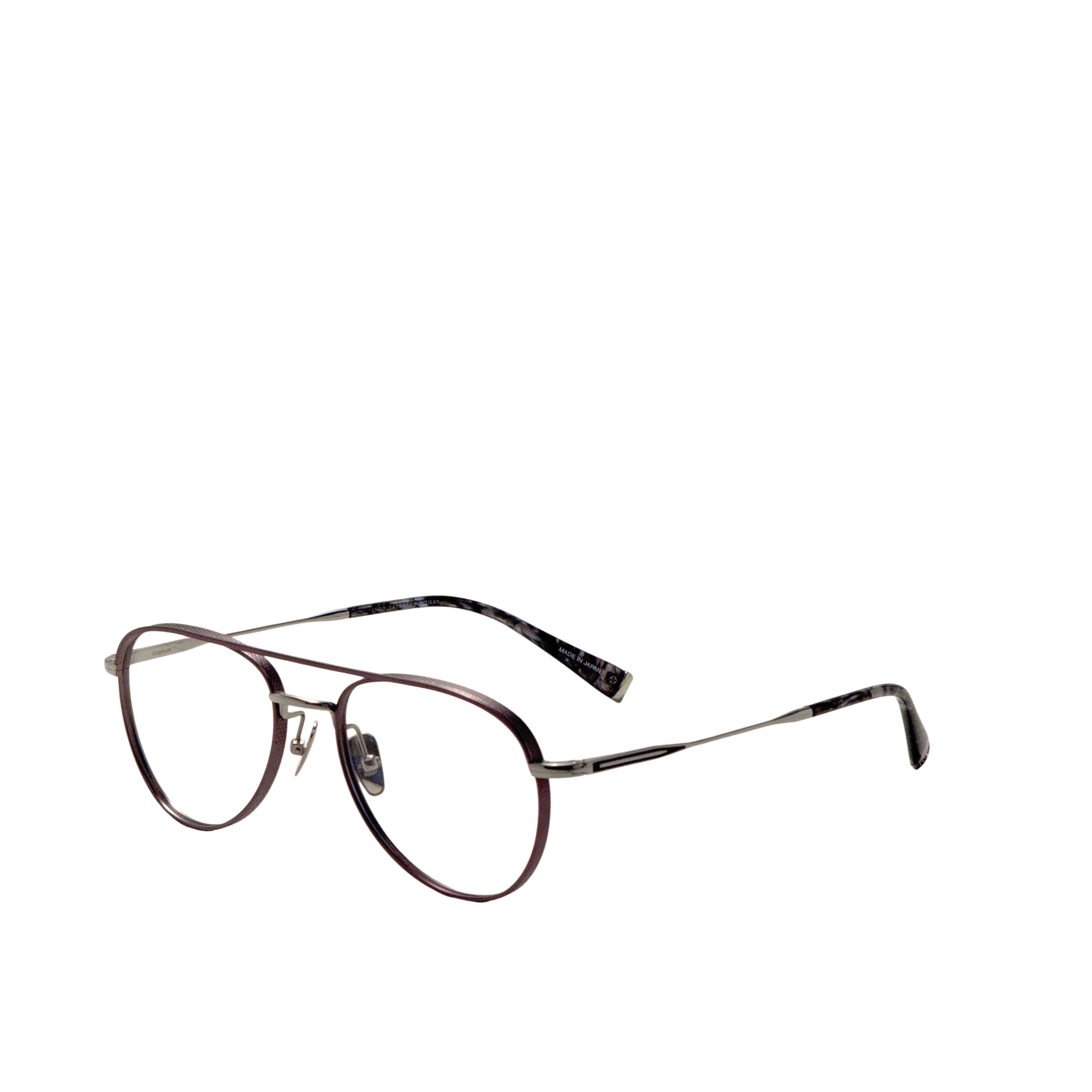 John Varvatos Men's 54 mm Gunmetal Silver Eyeglasses V175540GSI