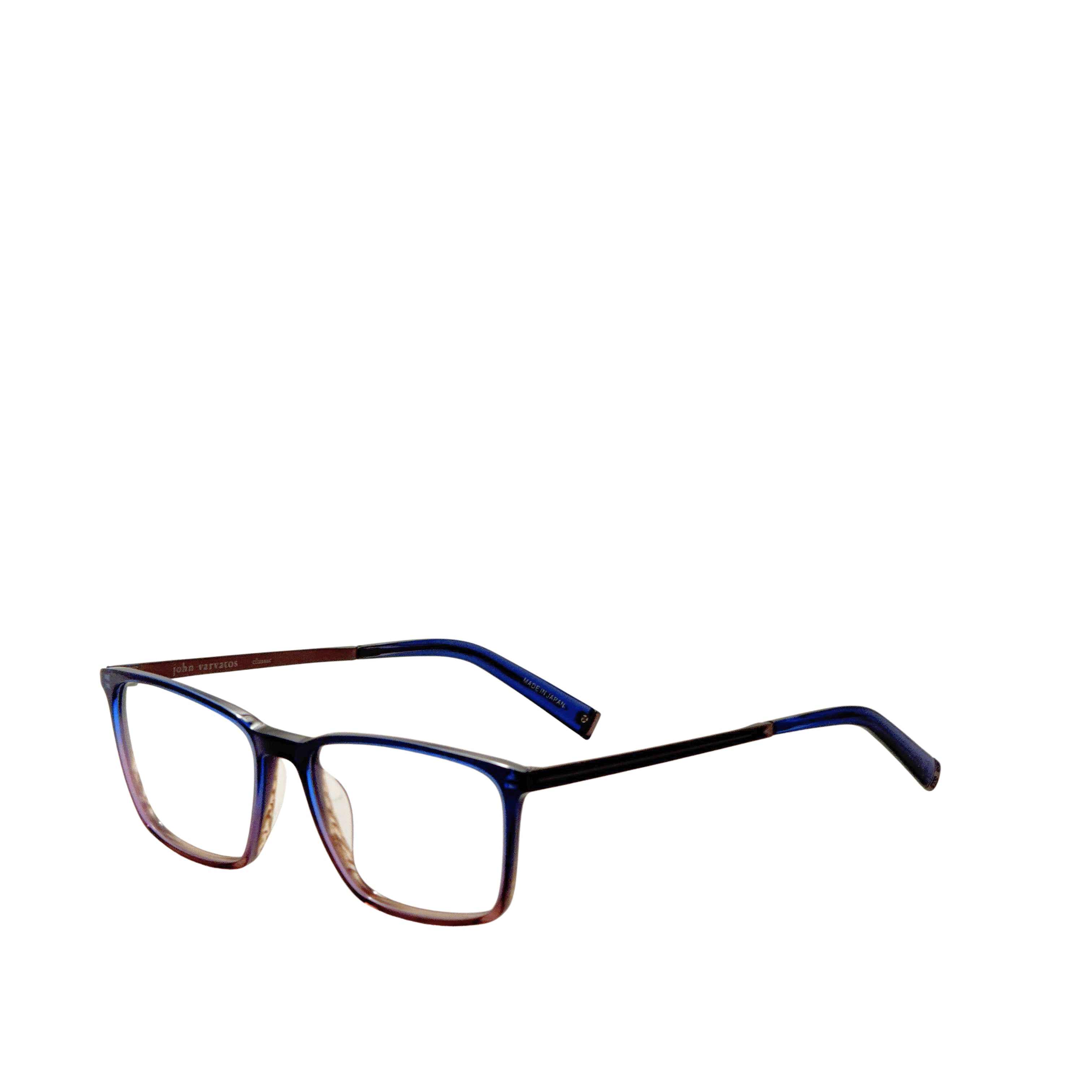John Varvatos Men's 55 mm Navy Gradient Eyeglasses V402550NAV