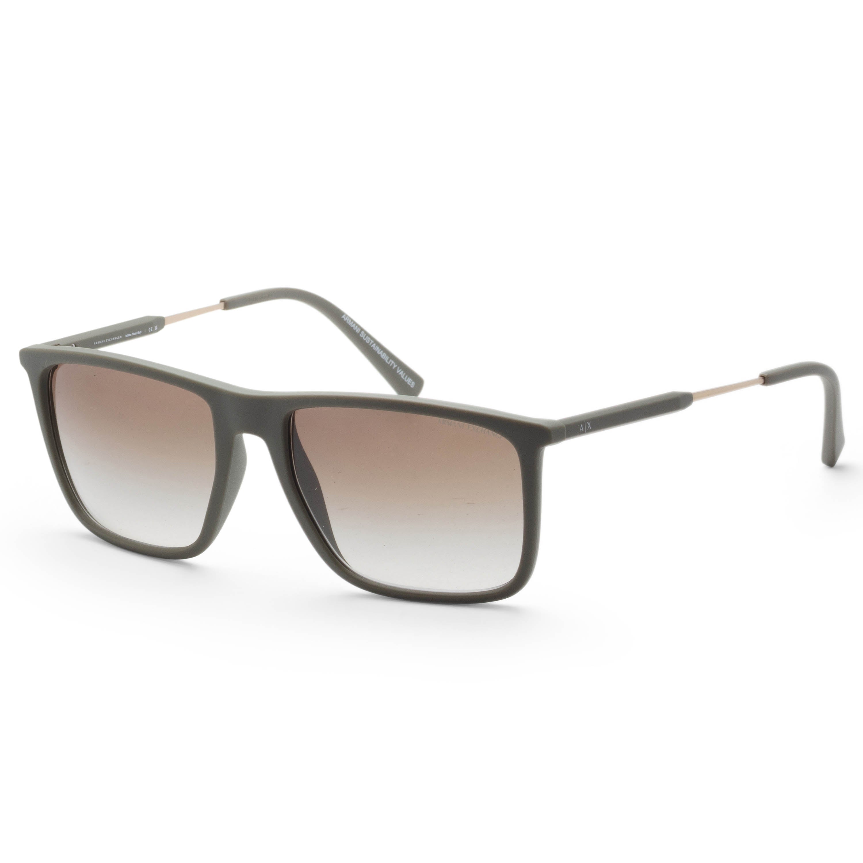 Armani Exchange Men's 57mm Matte Sage Sunglasses AX4160S-838113-57