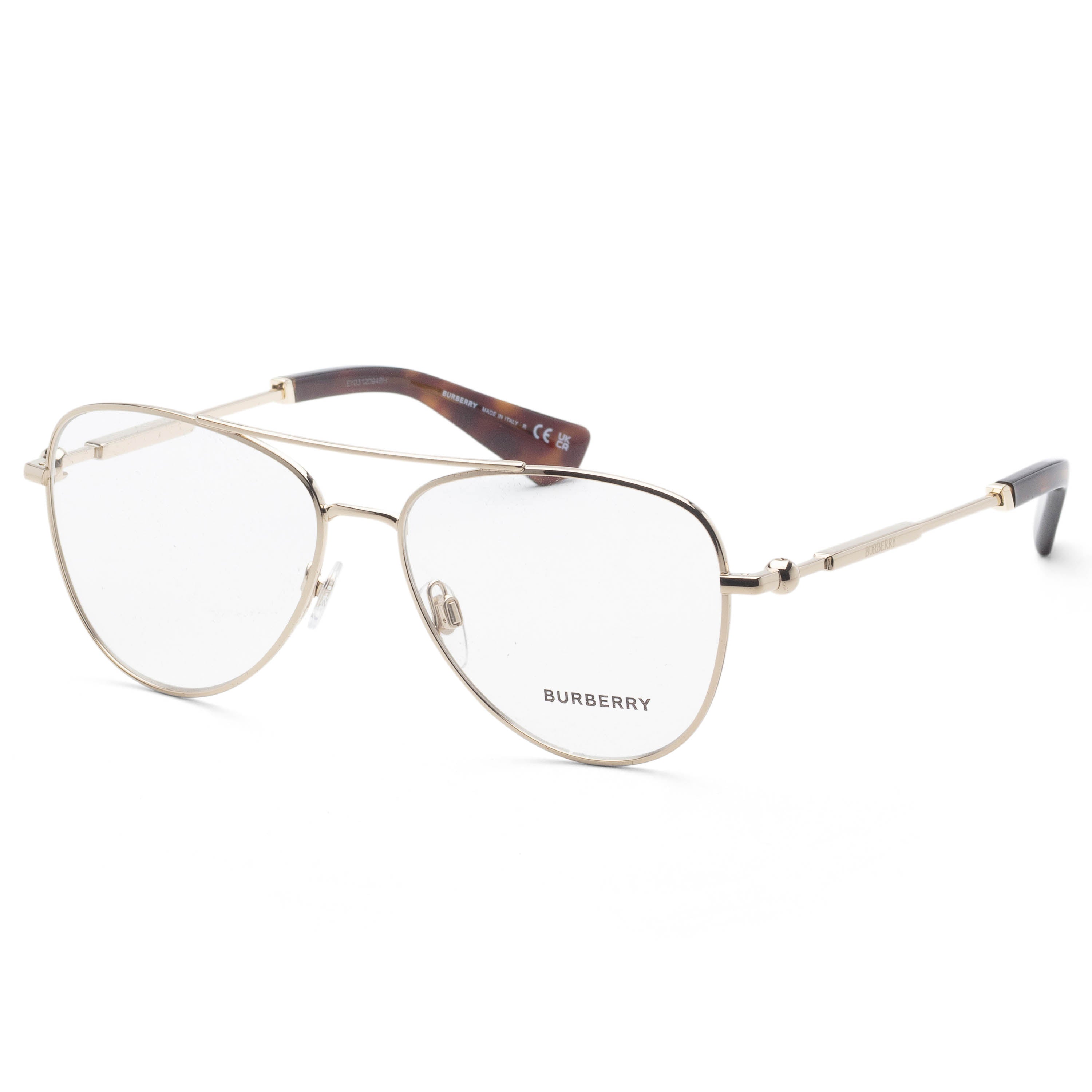 Burberry Men's 55mm Light Gold Eyeglasses BE1386-1109-55