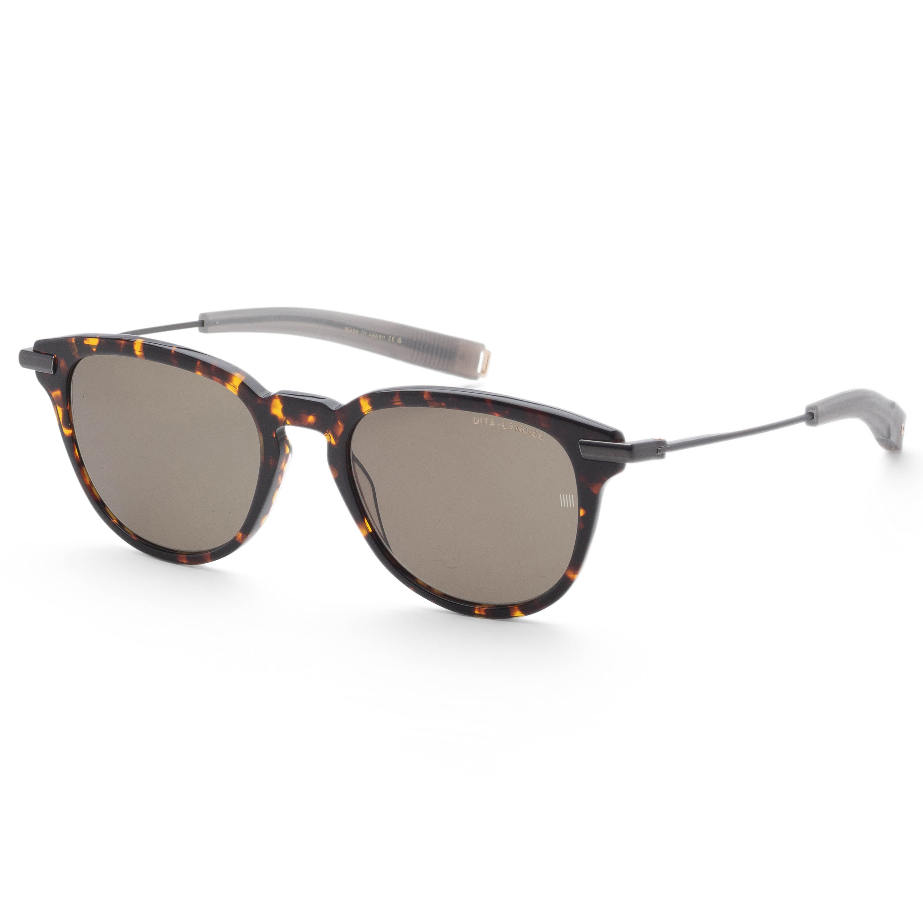 Dita Men's Lancier 51mm Tortoise Black Sunglasses DLS412-A-03