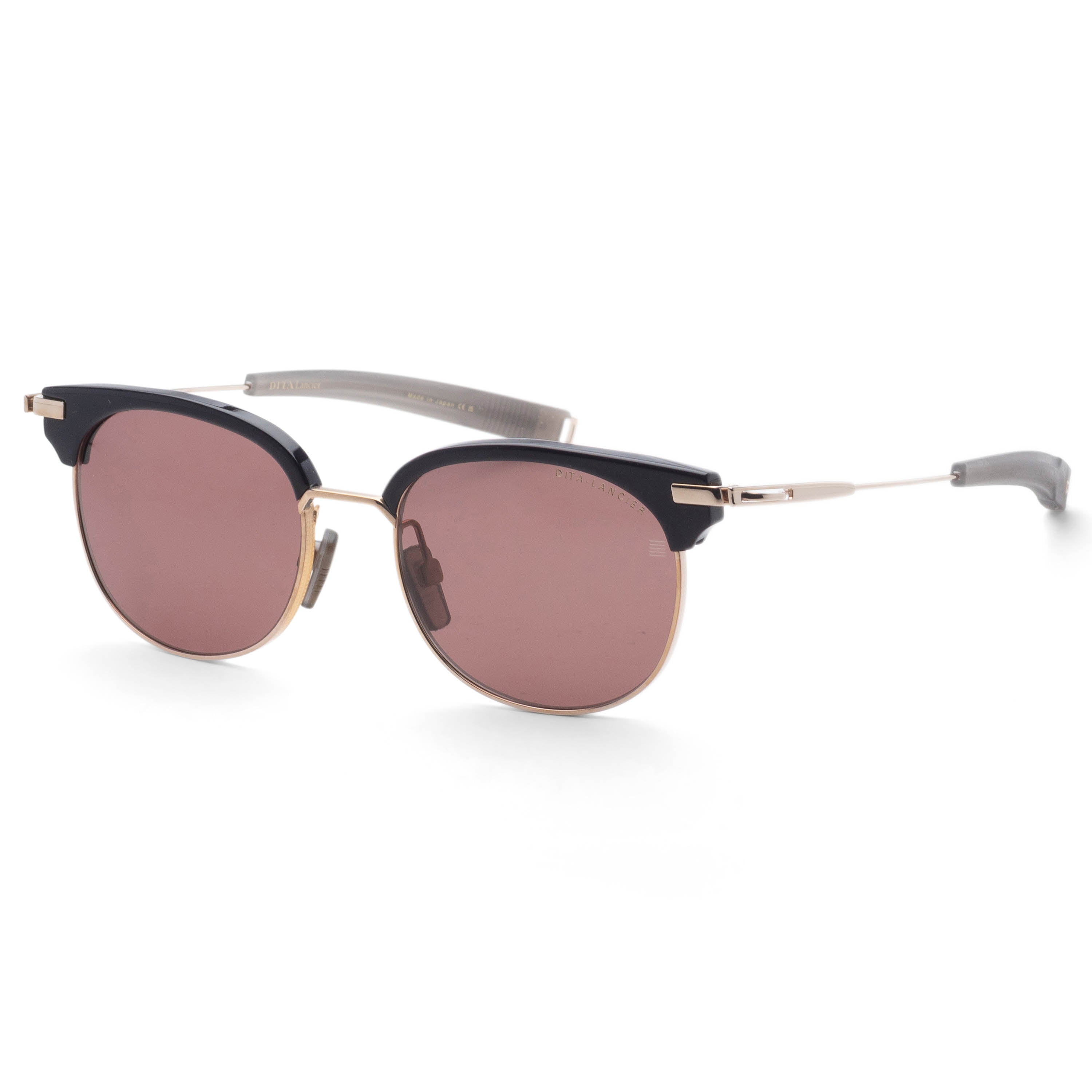 Dita Unisex Lancier 54mm White Gold Polarized Sunglasses DLS414-A-03