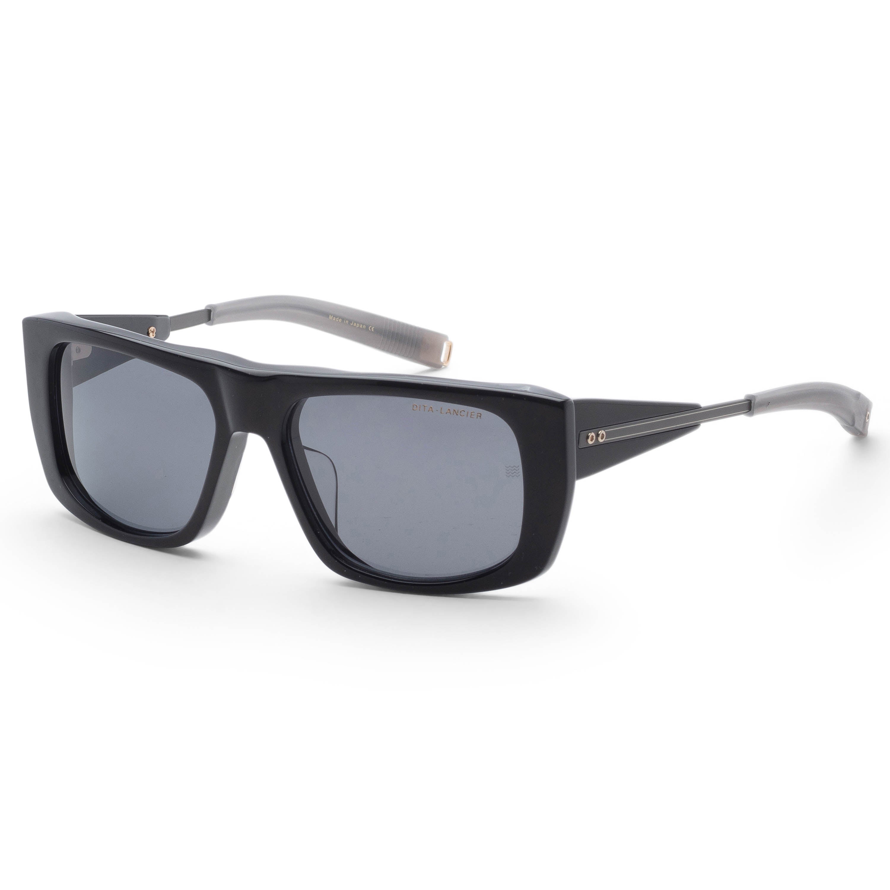 Dita Men's Lancier 56mm Black Gunmetal Polarized Sunglasses DLS703-56-01