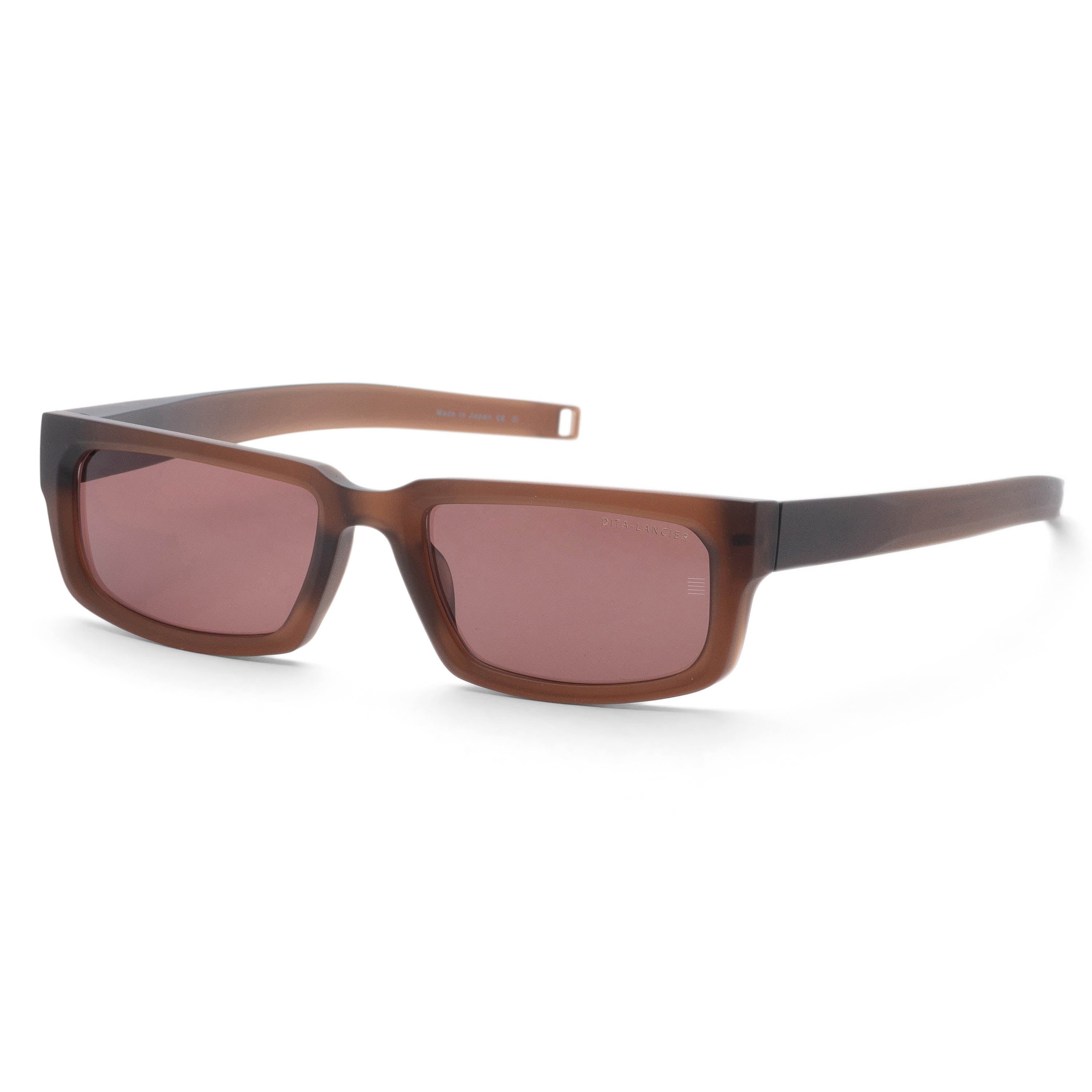 Dita Men's Lancier 52mm Gold Sand Copperhead Brown Polarized Sunglasses DLS714-A-02