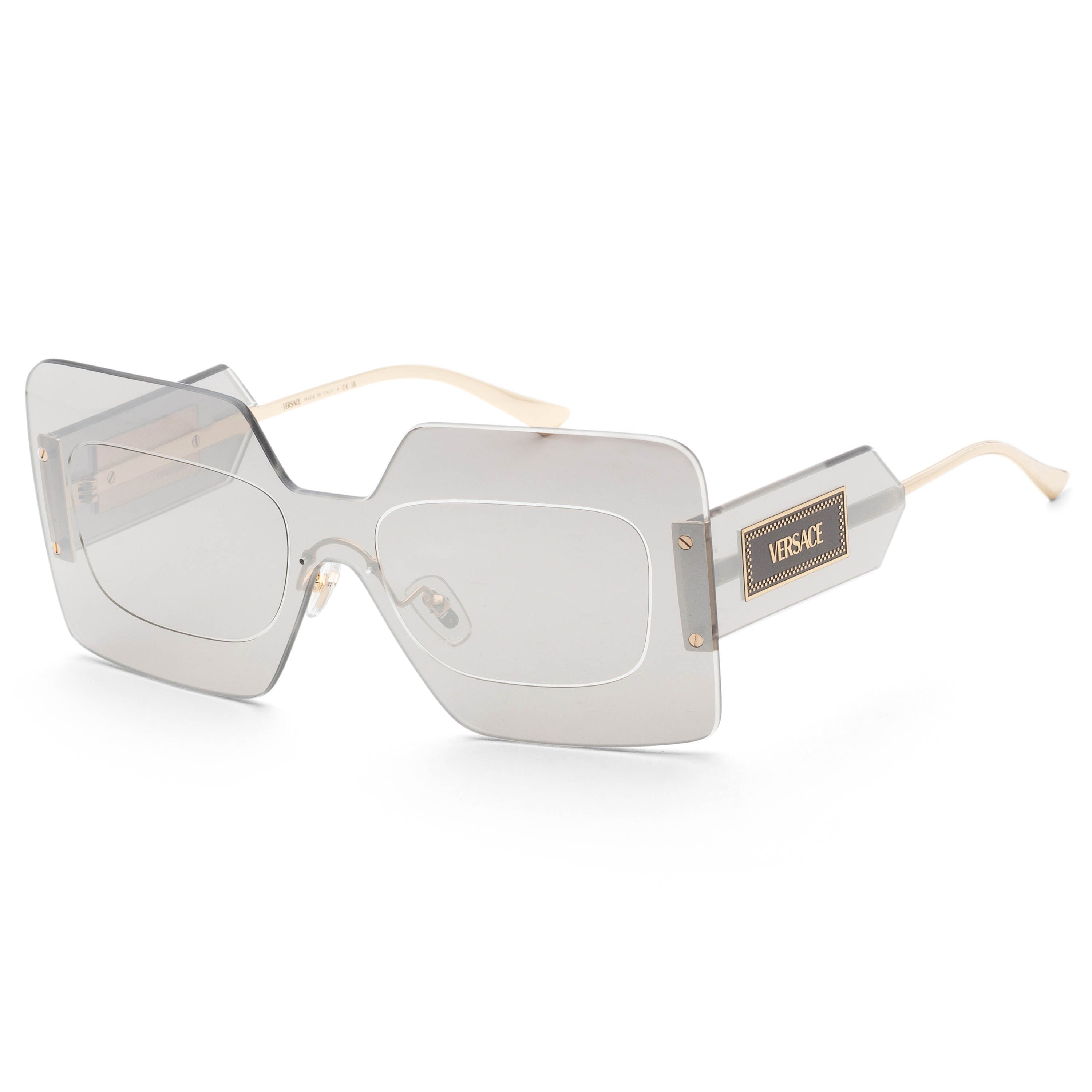 Versace Women's 42mm Silver Sunglasses VE2277-10018V-42