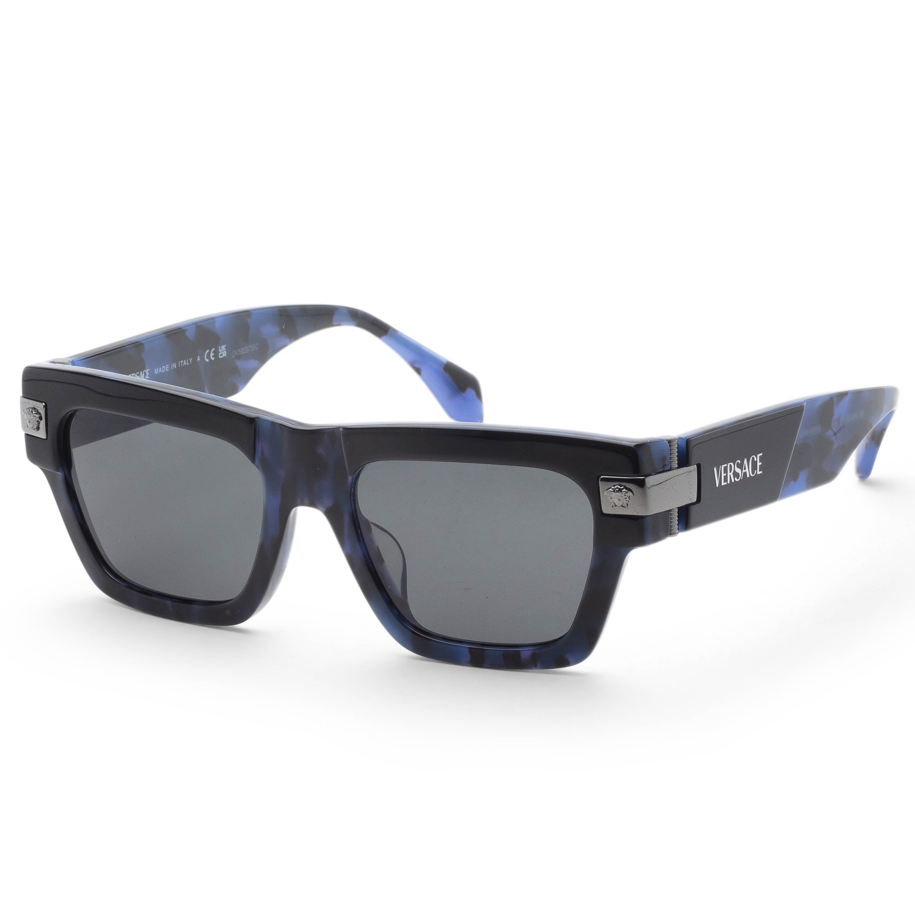 Versace Men's 55mm Havana Blue Sunglasses VE4464F-545887-55