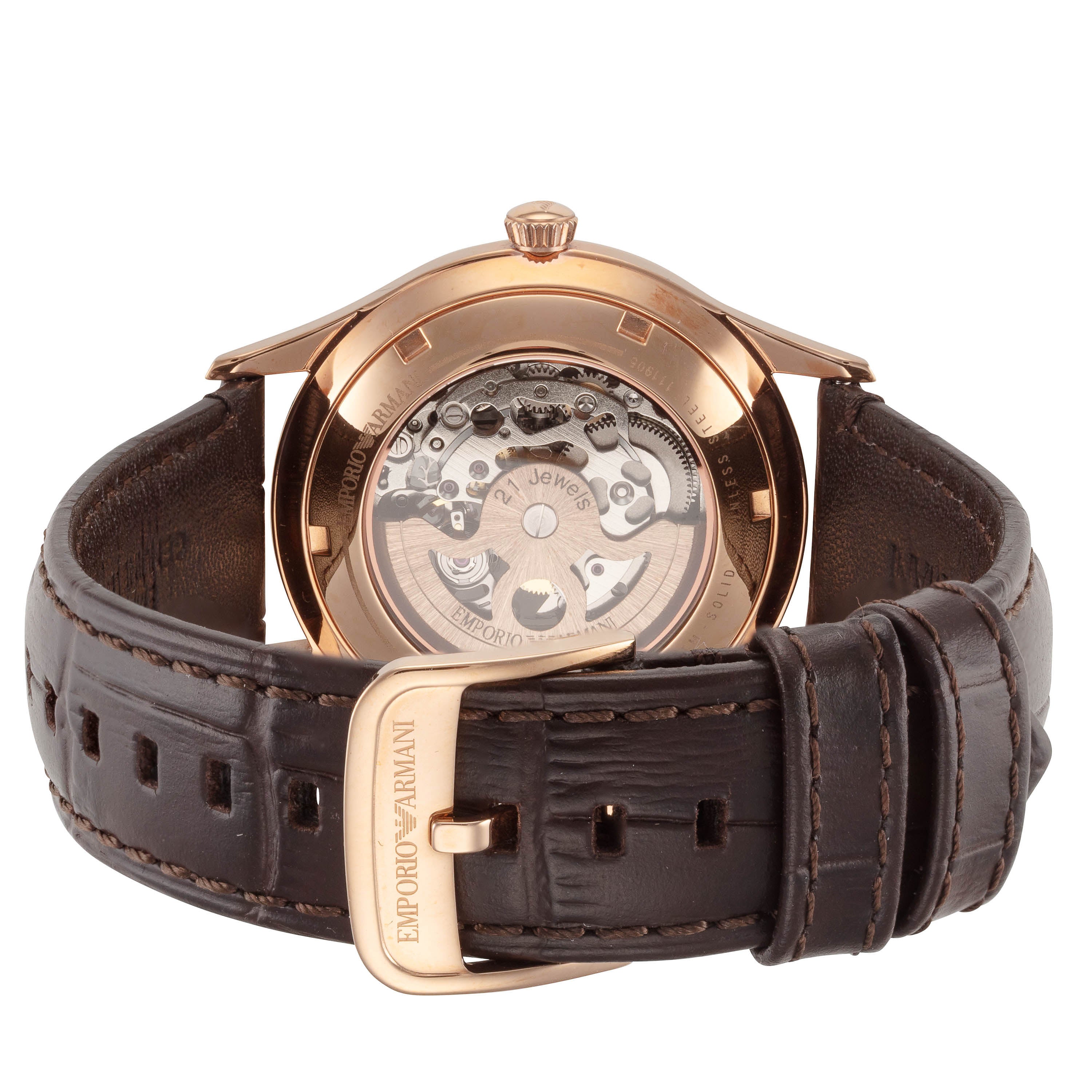 Emporio Armani Men's Dress 43mm Automatic Watch AR1920