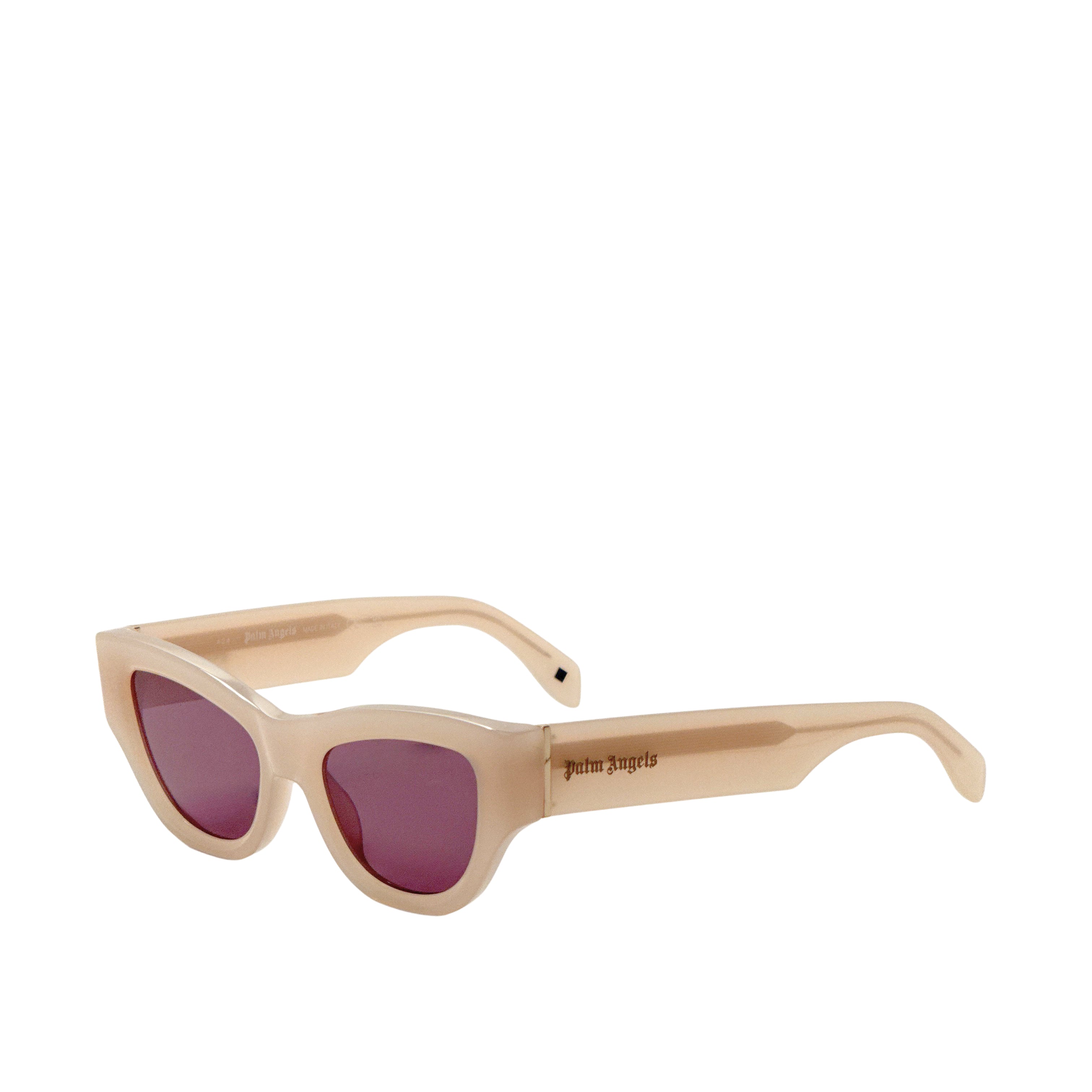 Palm Angels Unisex June 50mm Beige Sunglasses PERI087F24PLA0016255