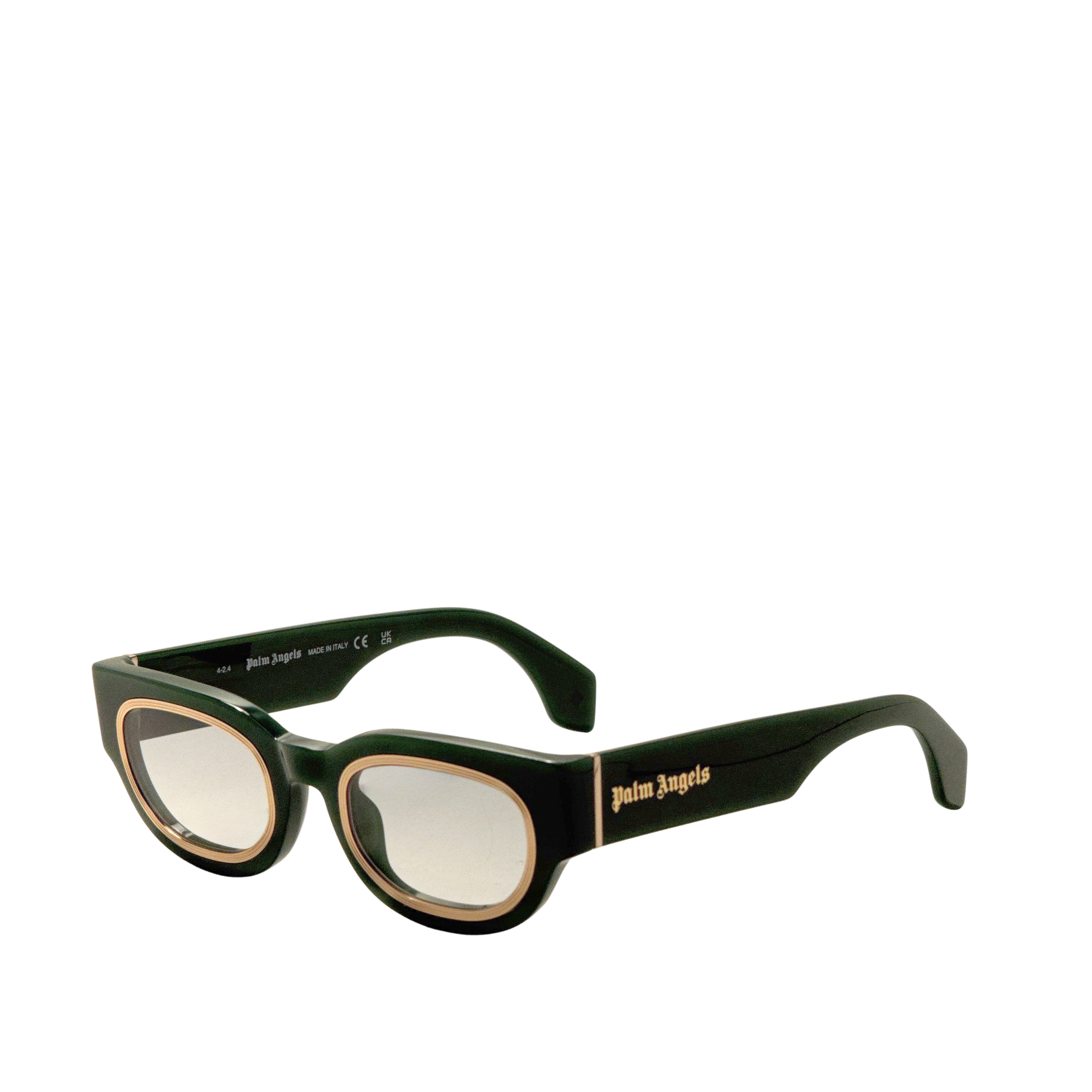 Palm Angels Unisex Pier 50mm Green Sunglasses PERI097F24PLA0015554