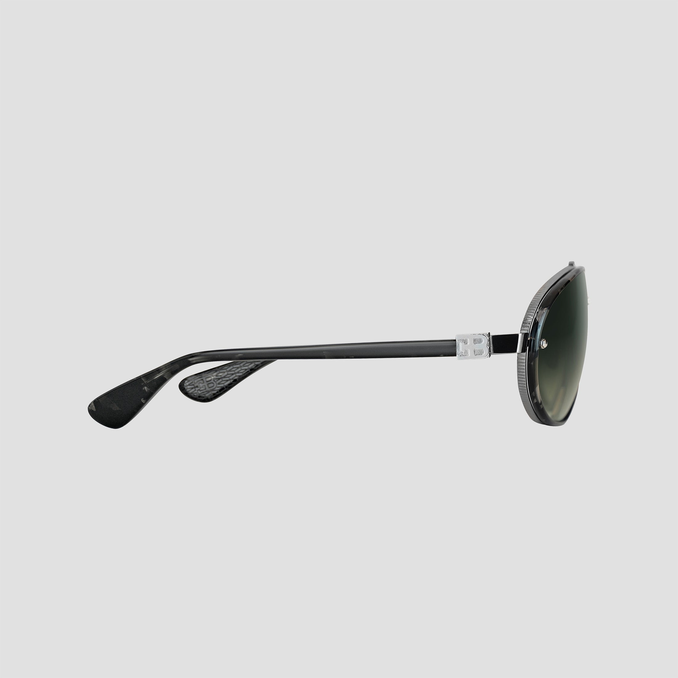 Bugatti Unisex 58mm Black Tortoise Gunmetal Sunglasses 10-BKTT-GM