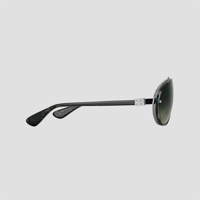 Bugatti Unisex 58mm Black Tortoise Gunmetal Sunglasses 10-BKTT-GM