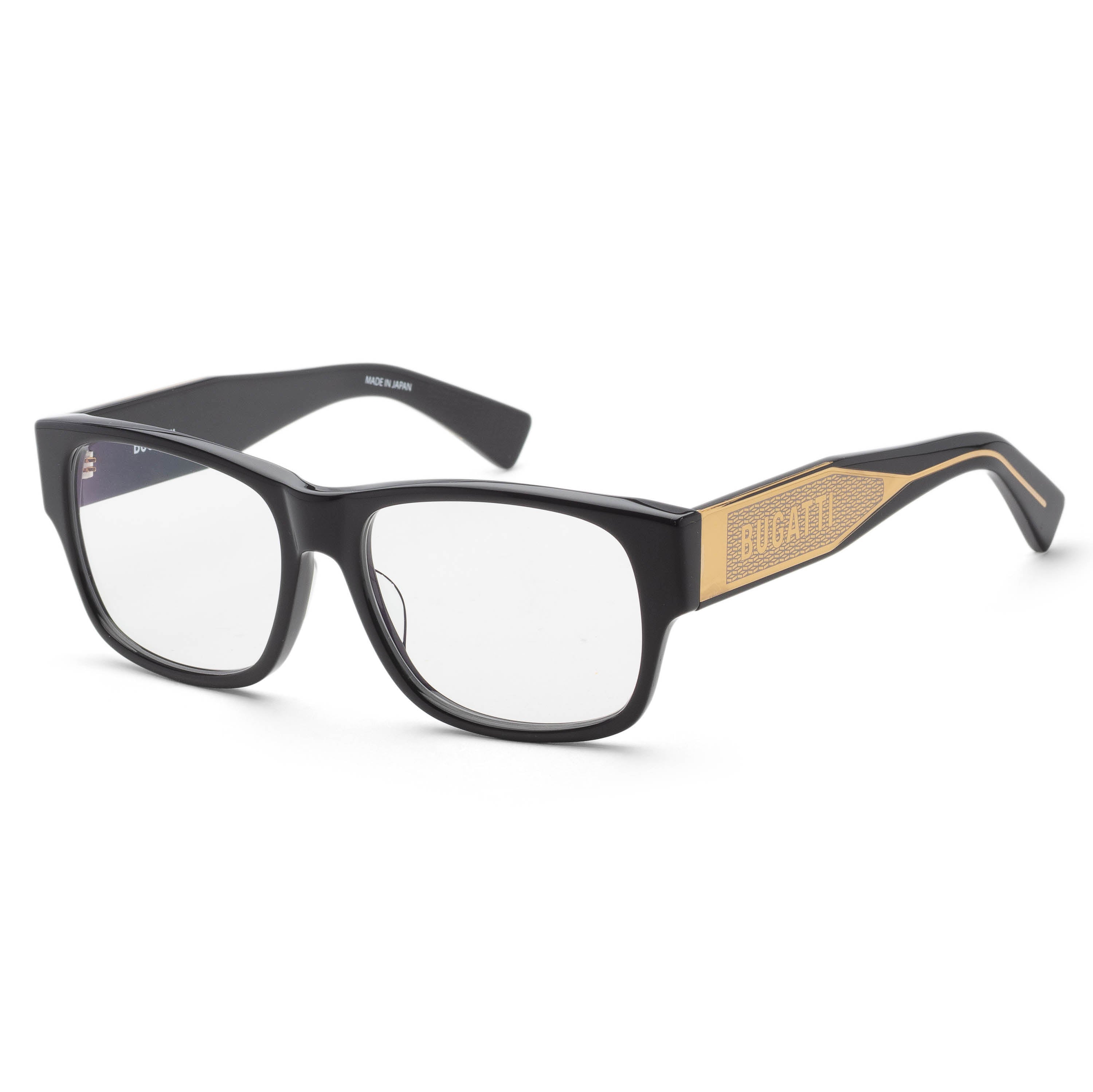 Bugatti Men's 56 mm Black Sunglasses 12-BK-56