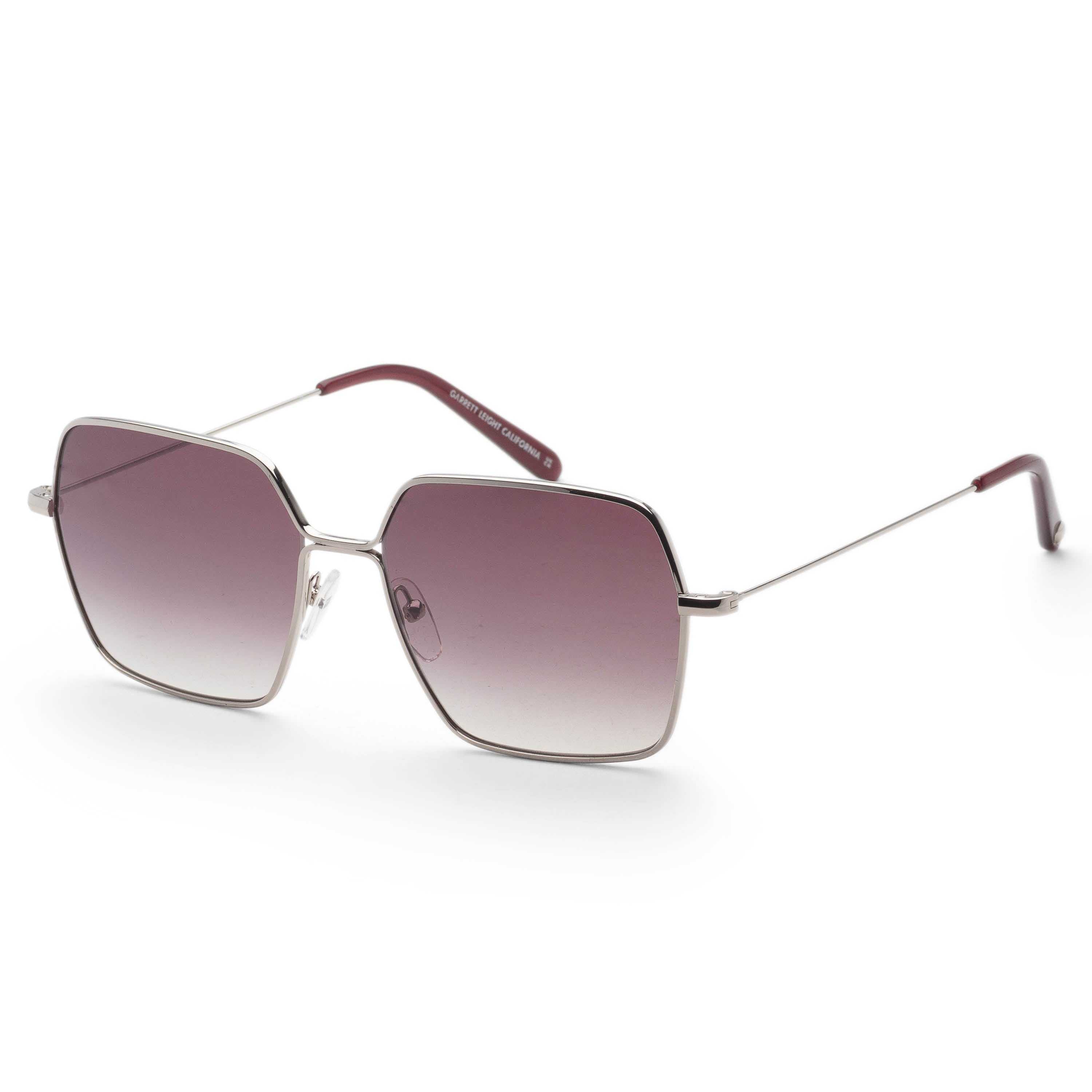 Garrett Leight Women's MEADOW 56mm Silverr Barolo Sunglasses 4067-56-SV-BARWMNG
