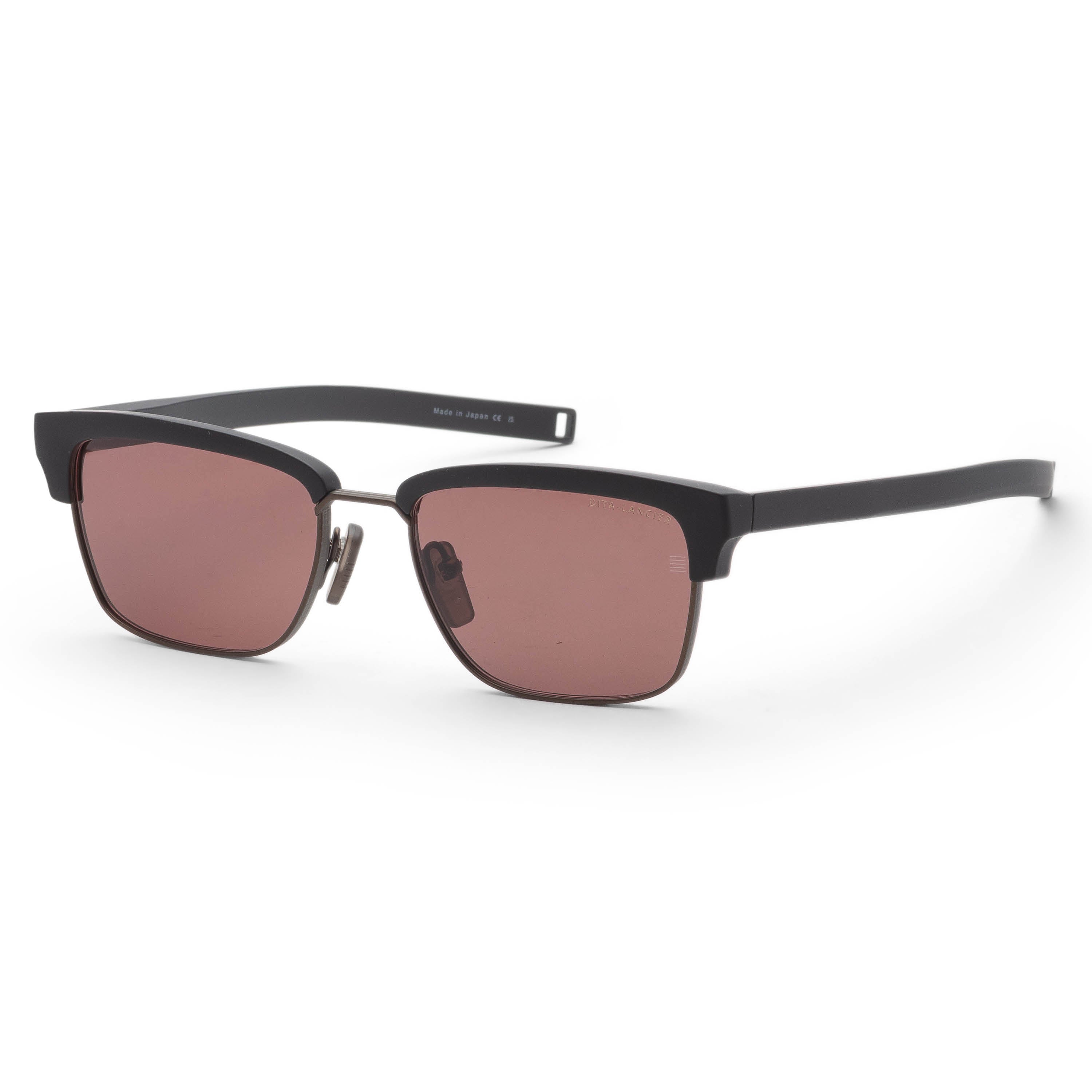 Dita Men's Lancier 53mm Matte Black Sand Polarized Sunglasses DLS416-A-02