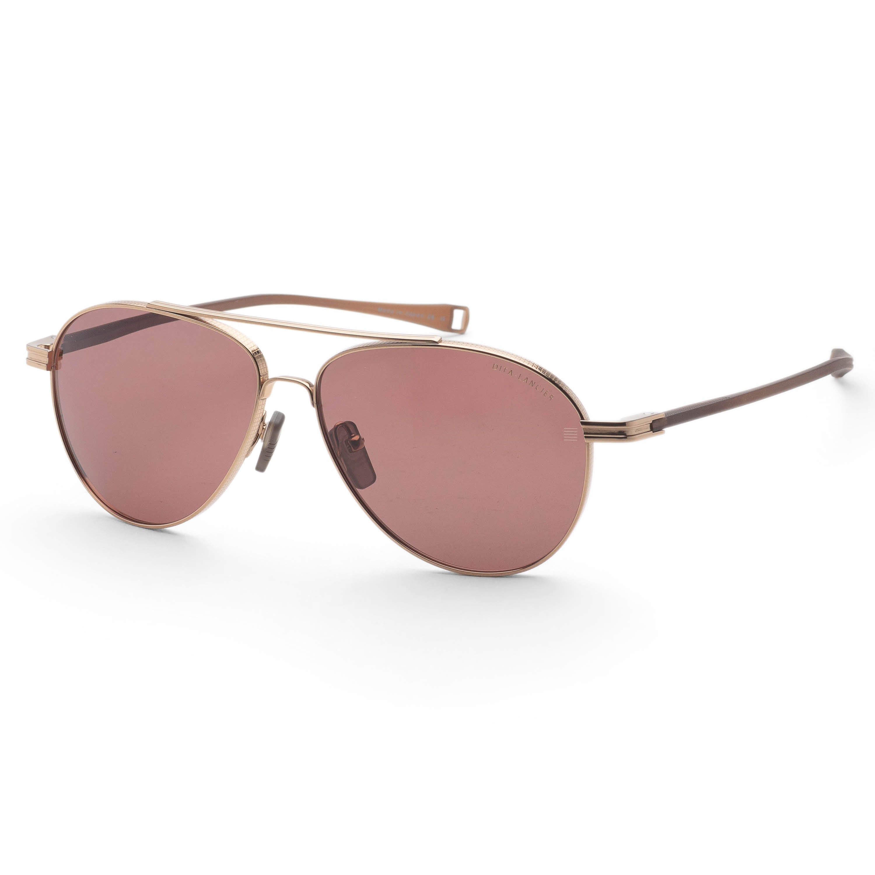 Dita Lancier Unisex 61 mm Sunglasses Gold Sand Copperhead Polarized DLS418-A-01
