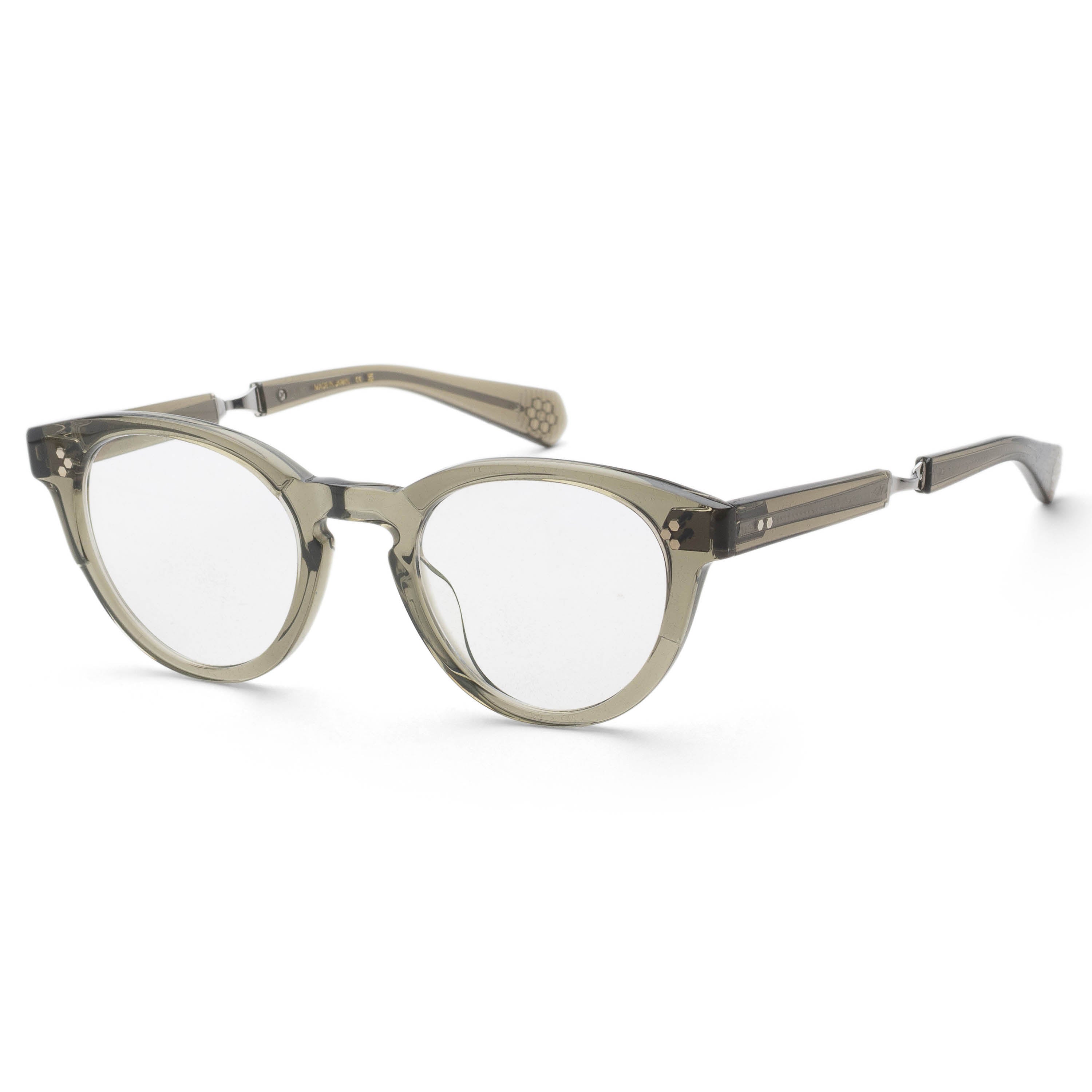 Garrett Leight Women's AUDREY 40mm Hunter Eyeglasses ML1031-46-HUN-PLT