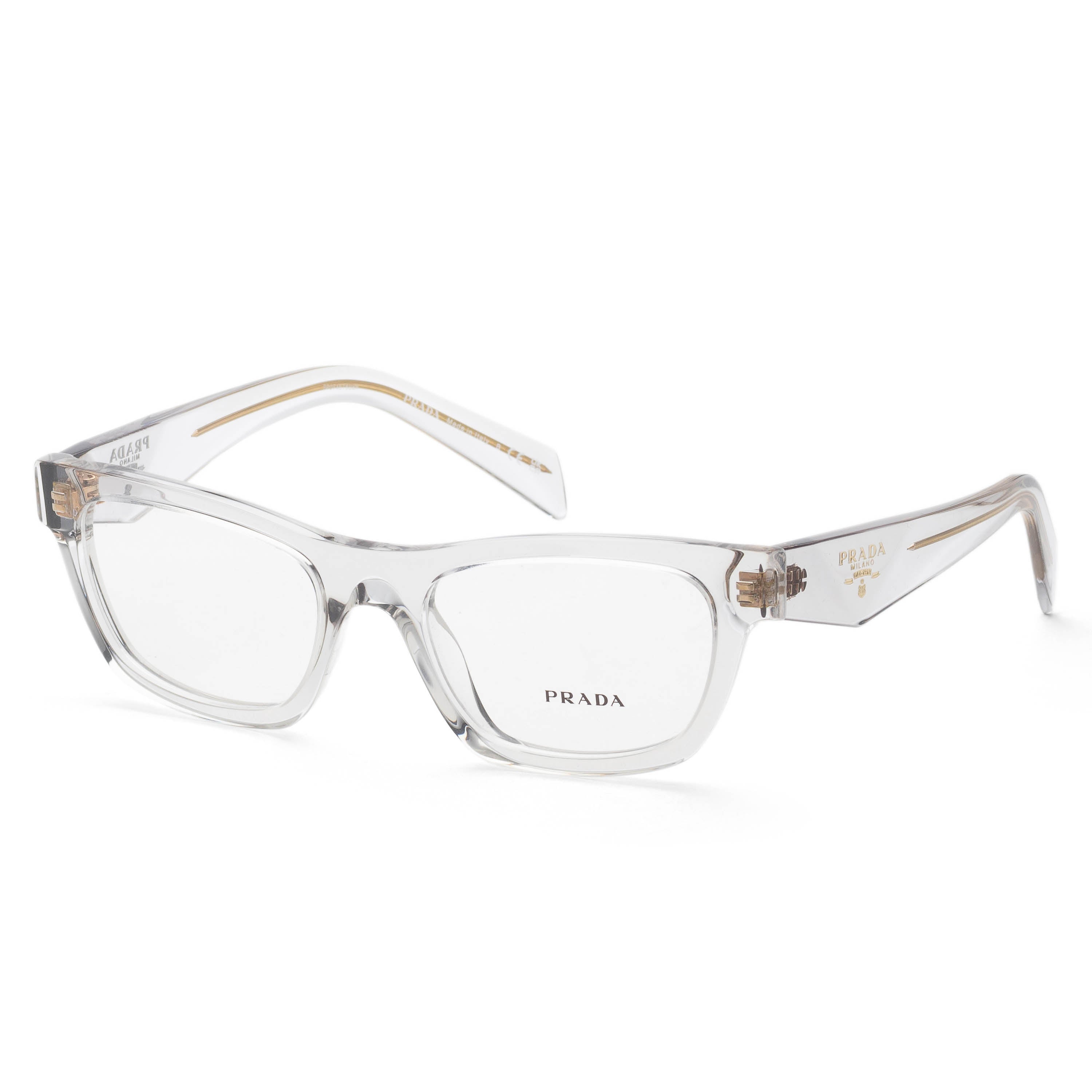 Prada Women's 52mm Transparent Grey Eyeglasses PR-B01V-12R1O1-52