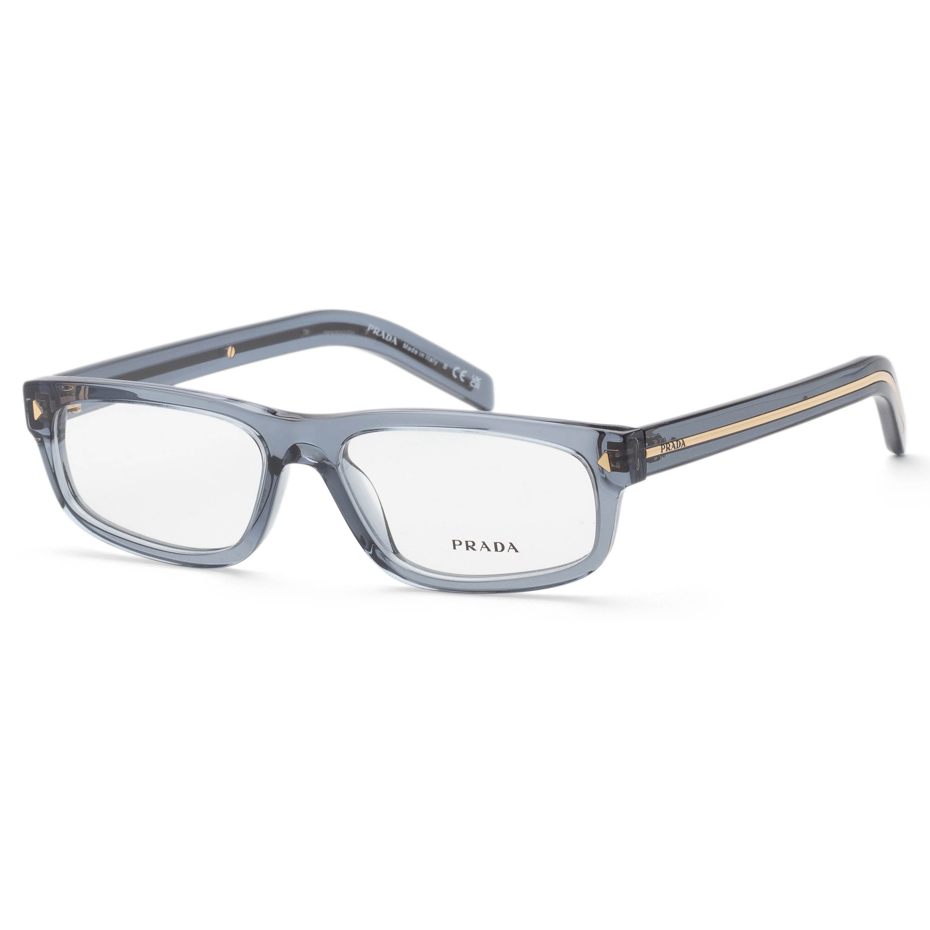 Prada Men's 55mm Transparent Ocean Eyeglasses PR-B02V-17T1O1-55