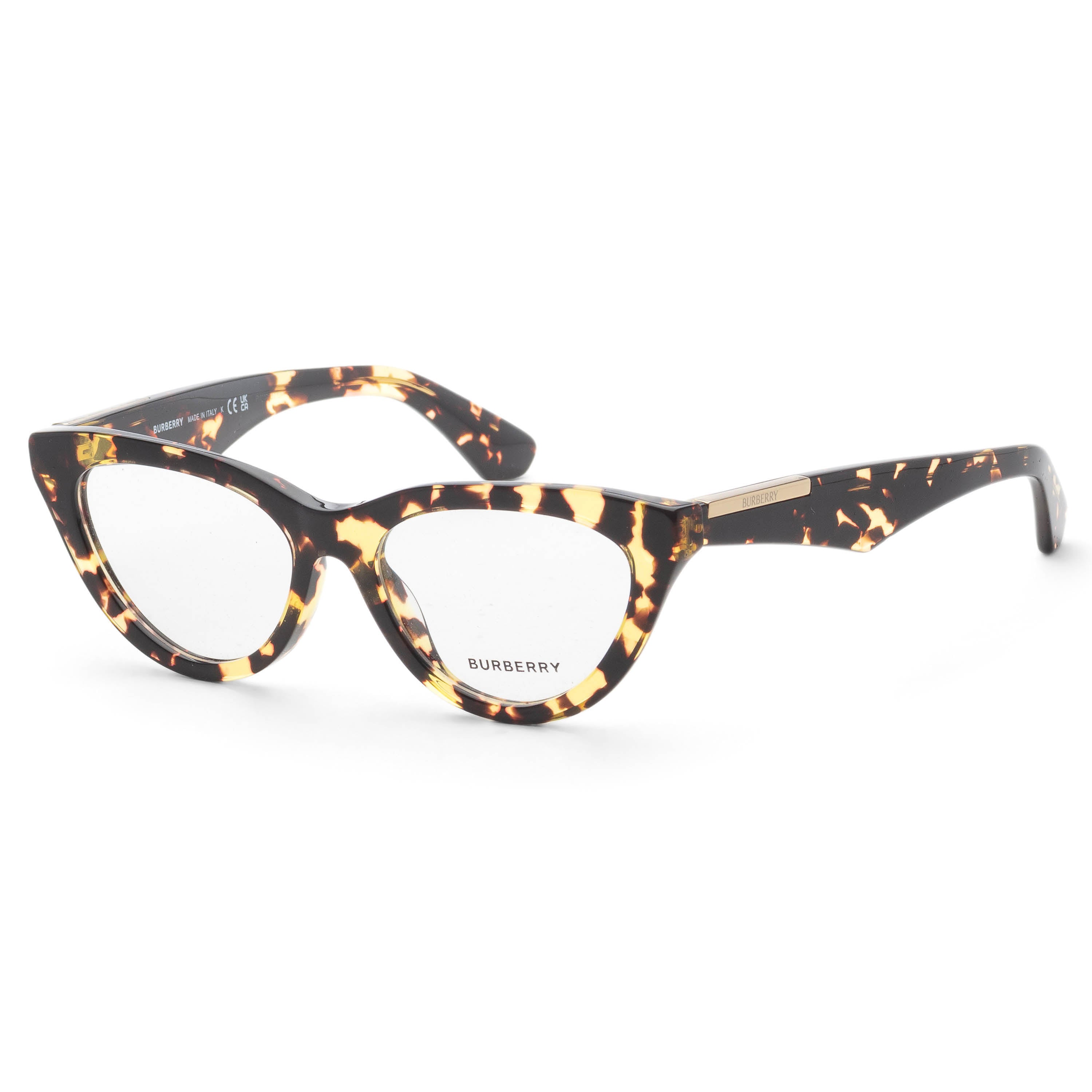 Burberry Women's 51mm Yellow Havana Eyeglasses BE2418U-4106-51