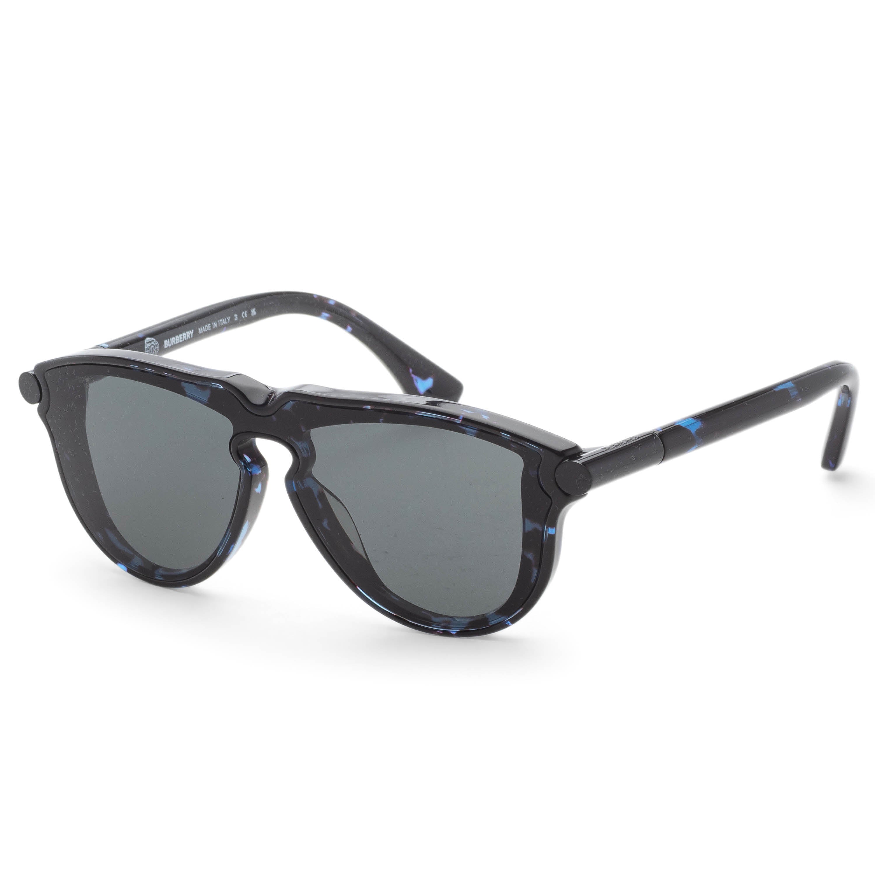 Burberry Men's 36mm Blue Havana Sunglasses BE4427F-411187-36