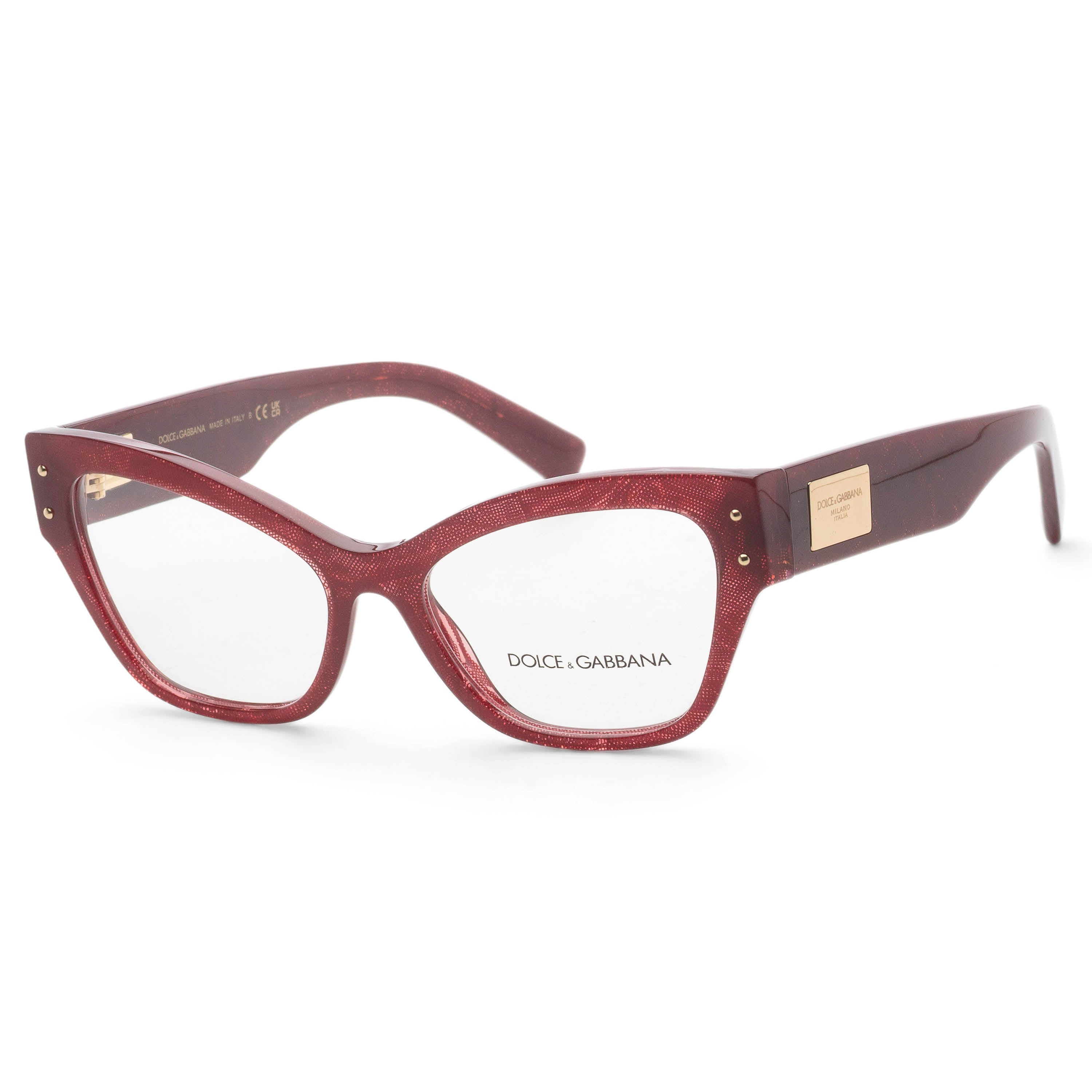 Dolce & Gabbana Women's 54mm Bordeaux Lace  Eyeglasses DG3404-3442-54
