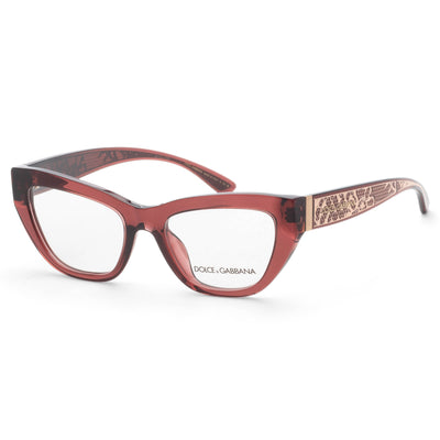 Dolce & Gabbana Women's 51mm Transparent Bordeaux  Eyeglasses DG3412-3045-51