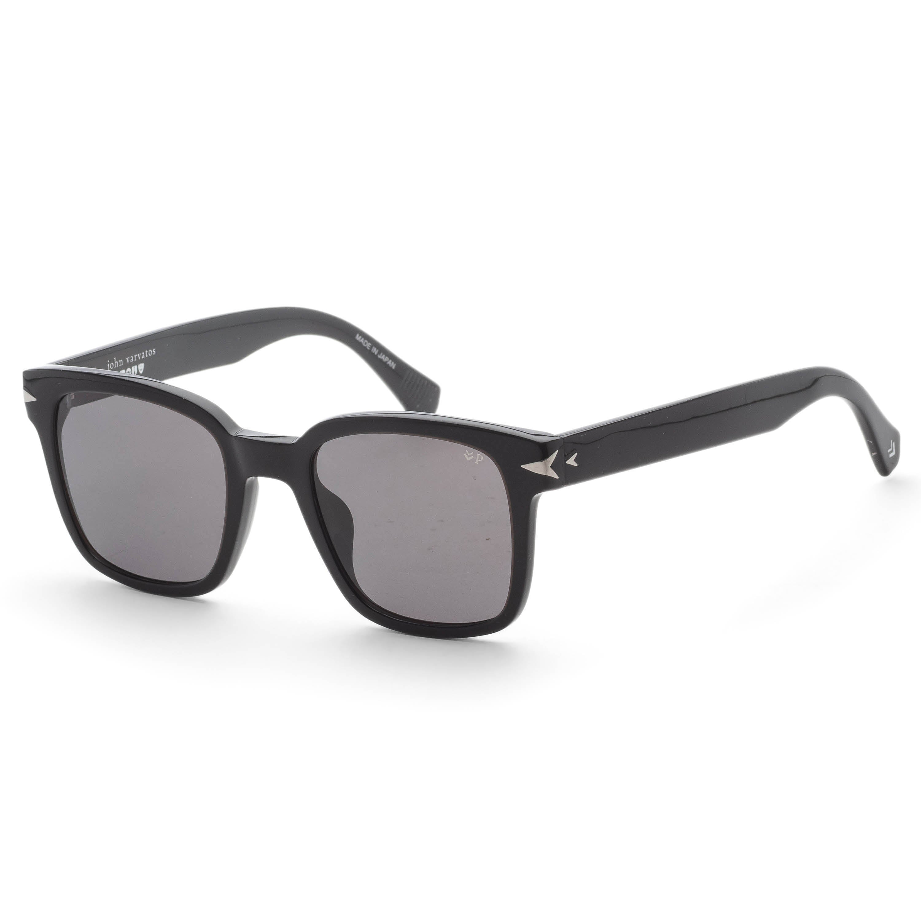 John Varvatos Men's 51 mm Black Sunglasses SJV56451BLAP