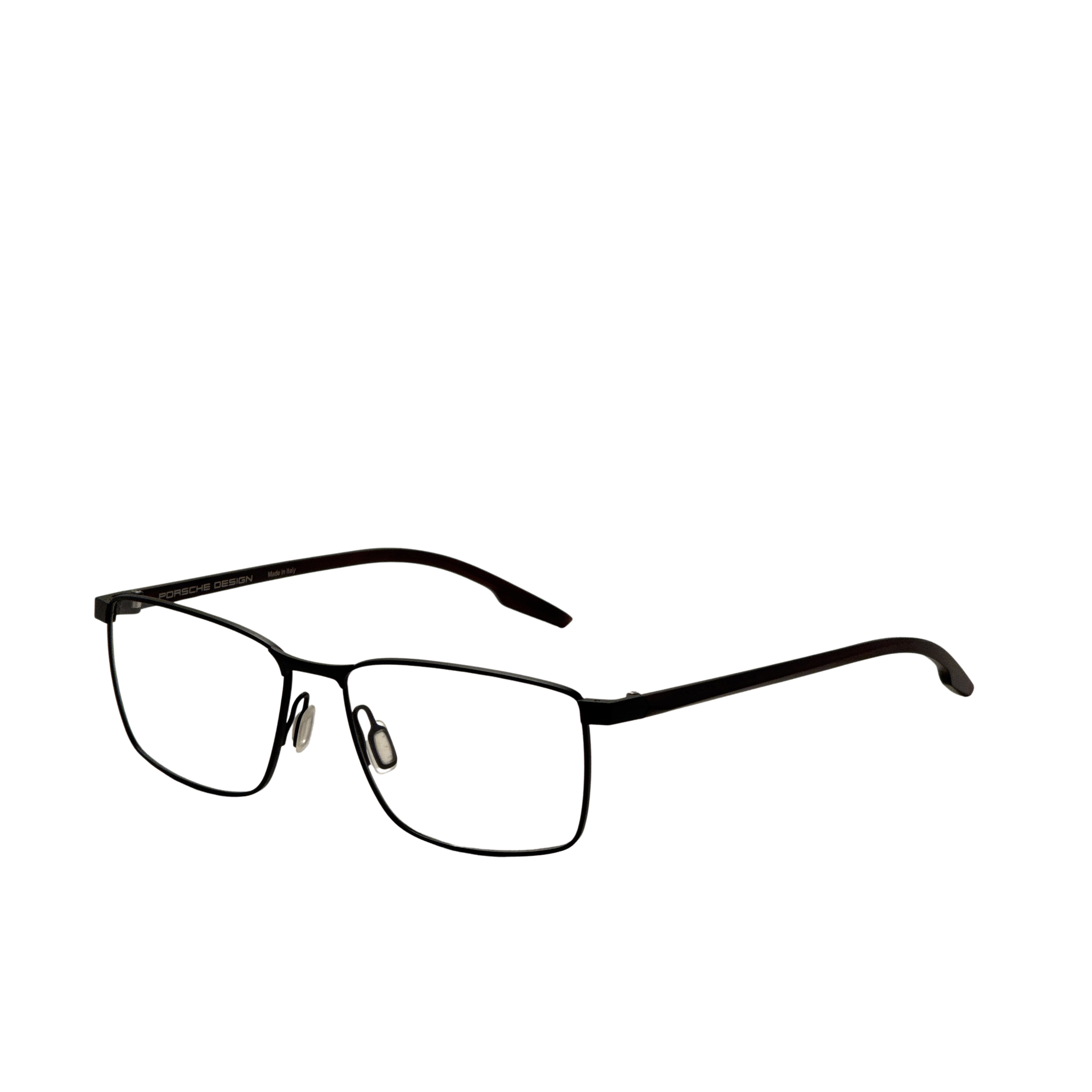 Porsche Design Men's 57 mm Black Red Eyeglasses P8733-57A
