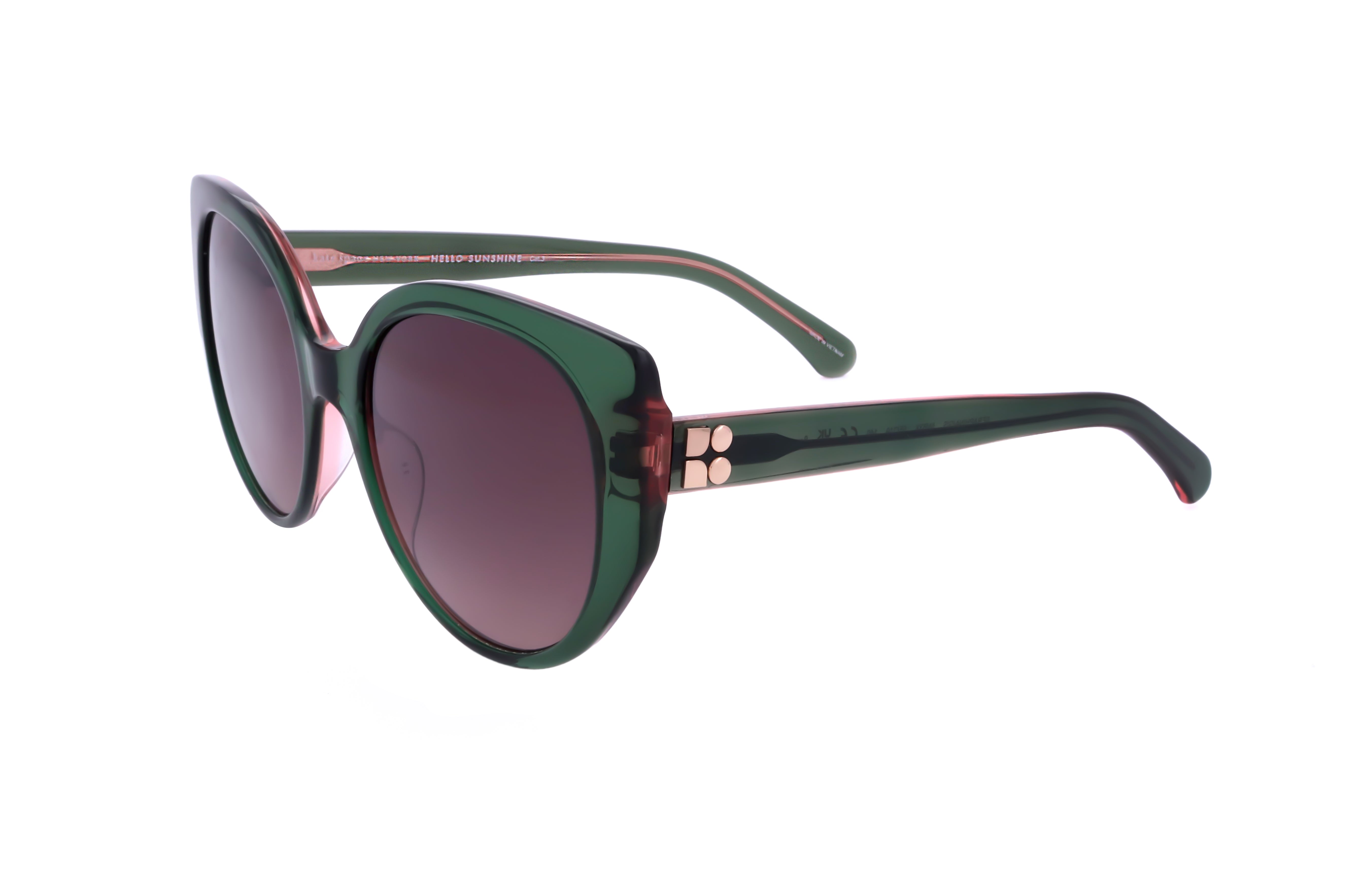 Kate Spade Women's 55mm Green Pink Sunglasses SERAPHINA-G-S-IWB-55