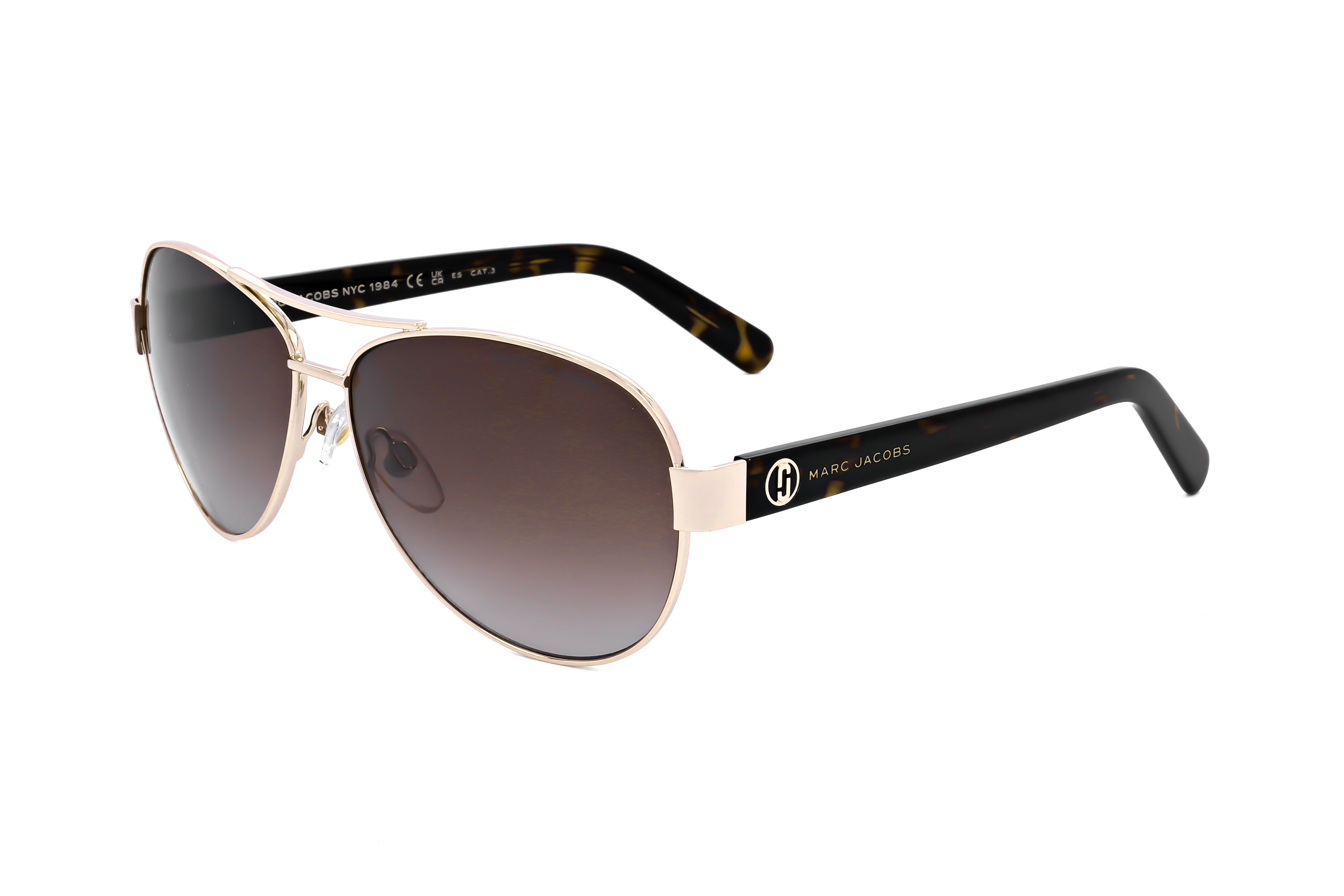 Marc Jacobs Women's 60mm Gold Havana Sunglasses MARC699S-006J-HA