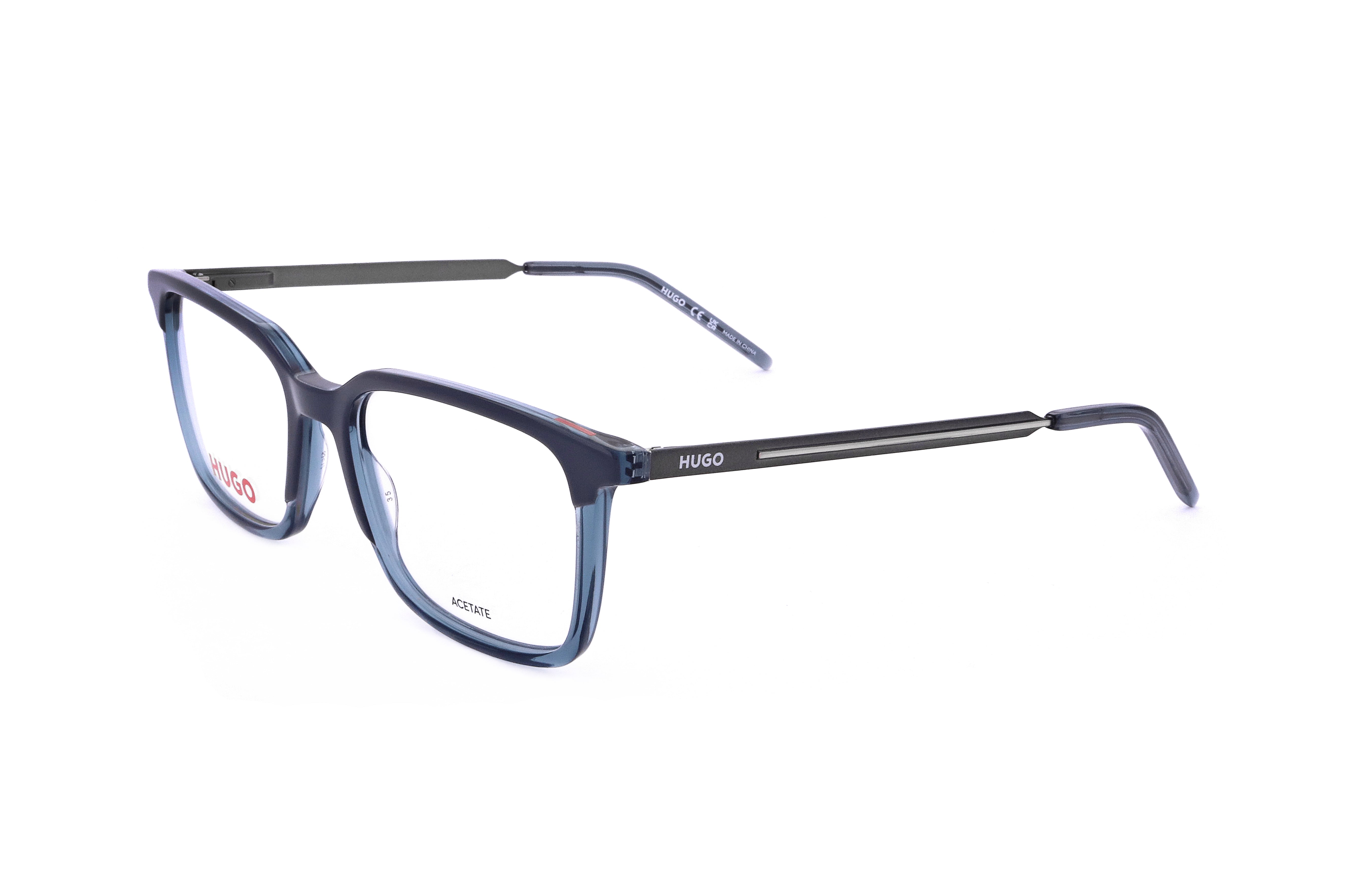 Hugo Boss Men's 53mm Grey Blue Eyeglasses HG1125-09V-53