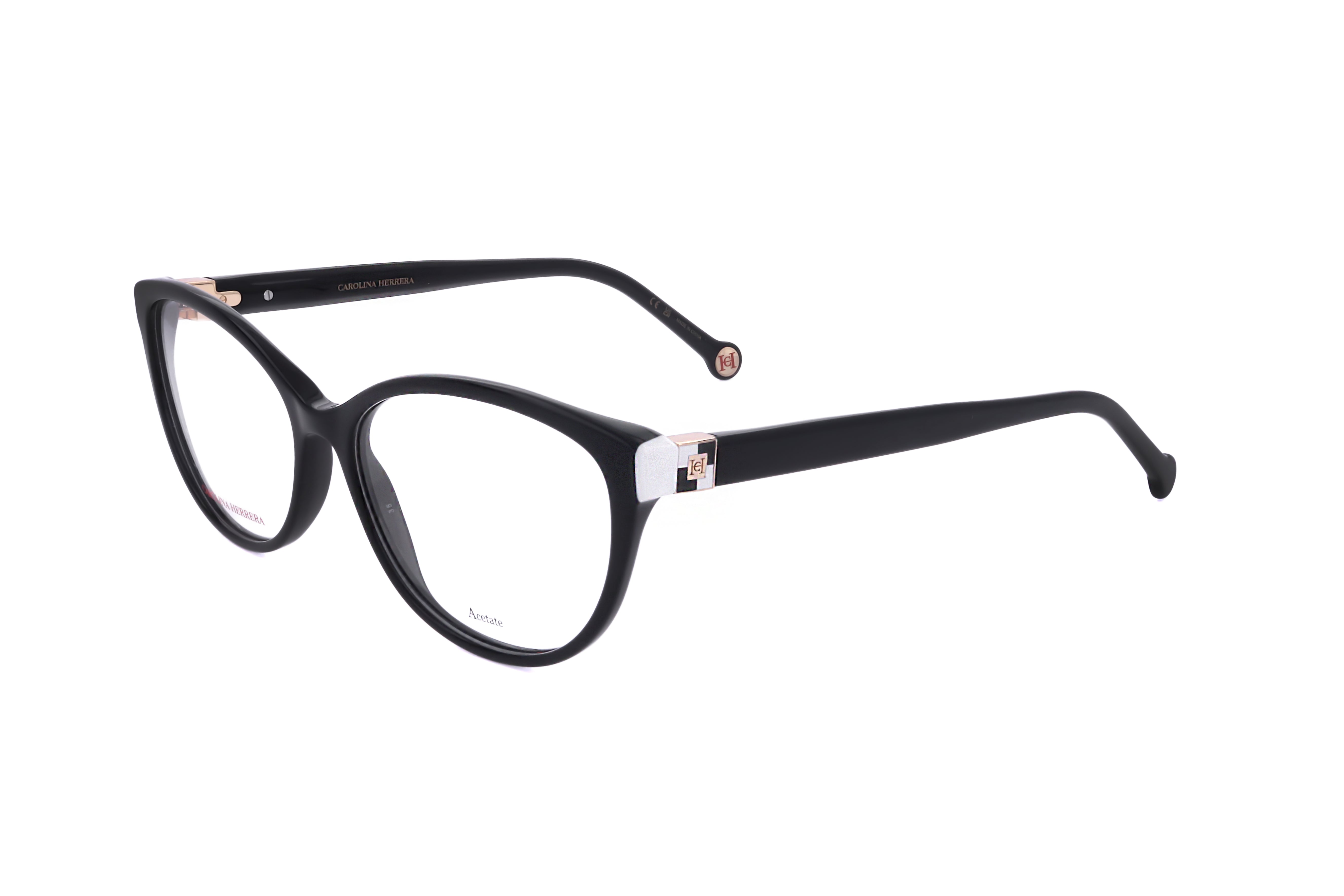Carolina Herrera Women's 55mm Black White Eyeglasses HER0240-80S-55