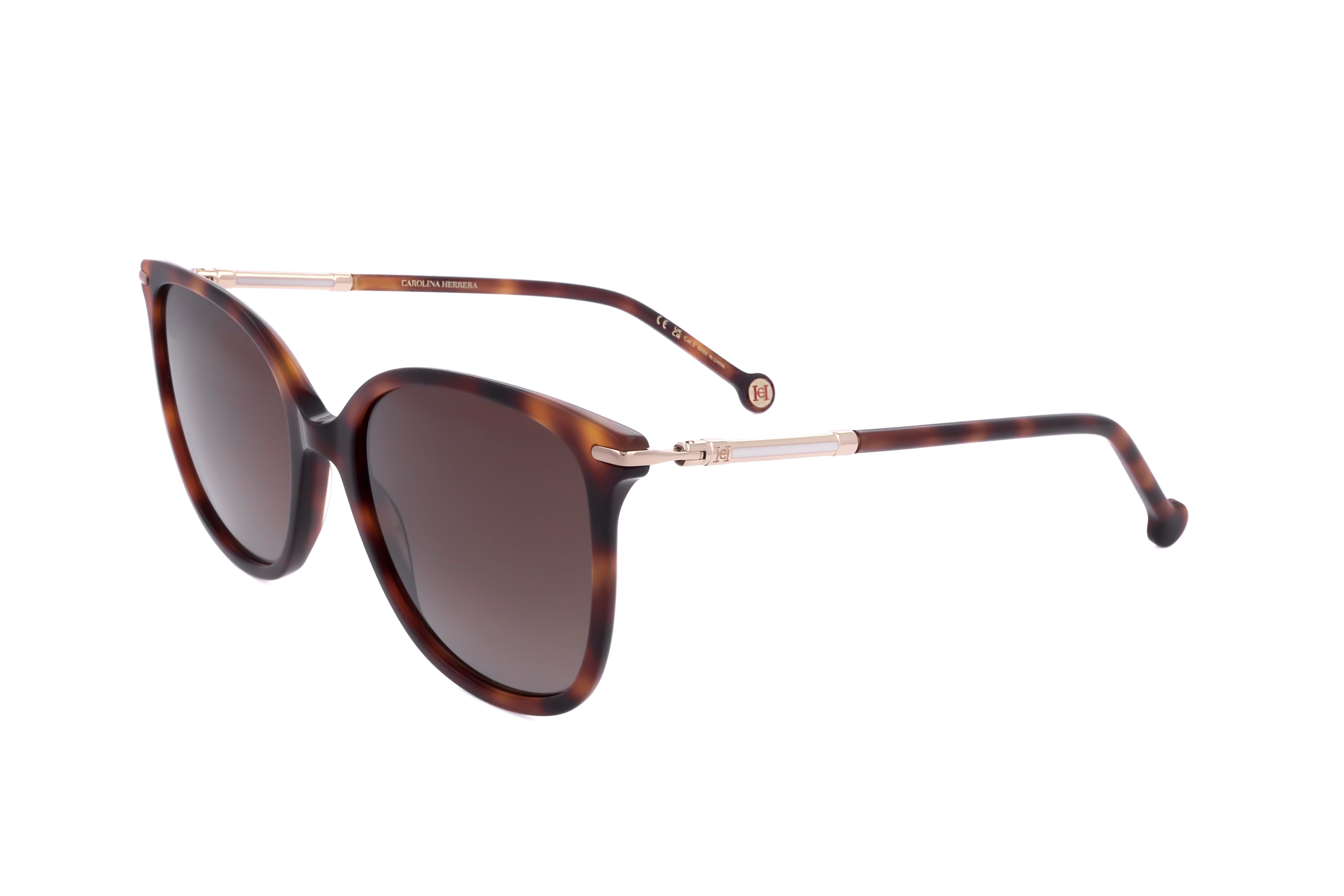 Carolina Herrera Women's 55mm Brown Havana Sunglasses HER0229-S-WR9-55