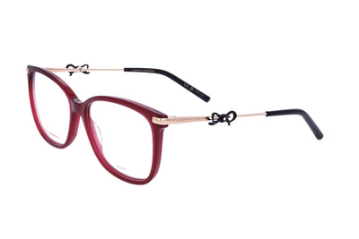 Carolina Herrera Women's 55mm Burgundy Gold Eyeglasses HER0218-6K3-55