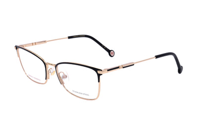 Carolina Herrera Women's 54mm Gold Black Eyeglasses HER0204-RHL-54