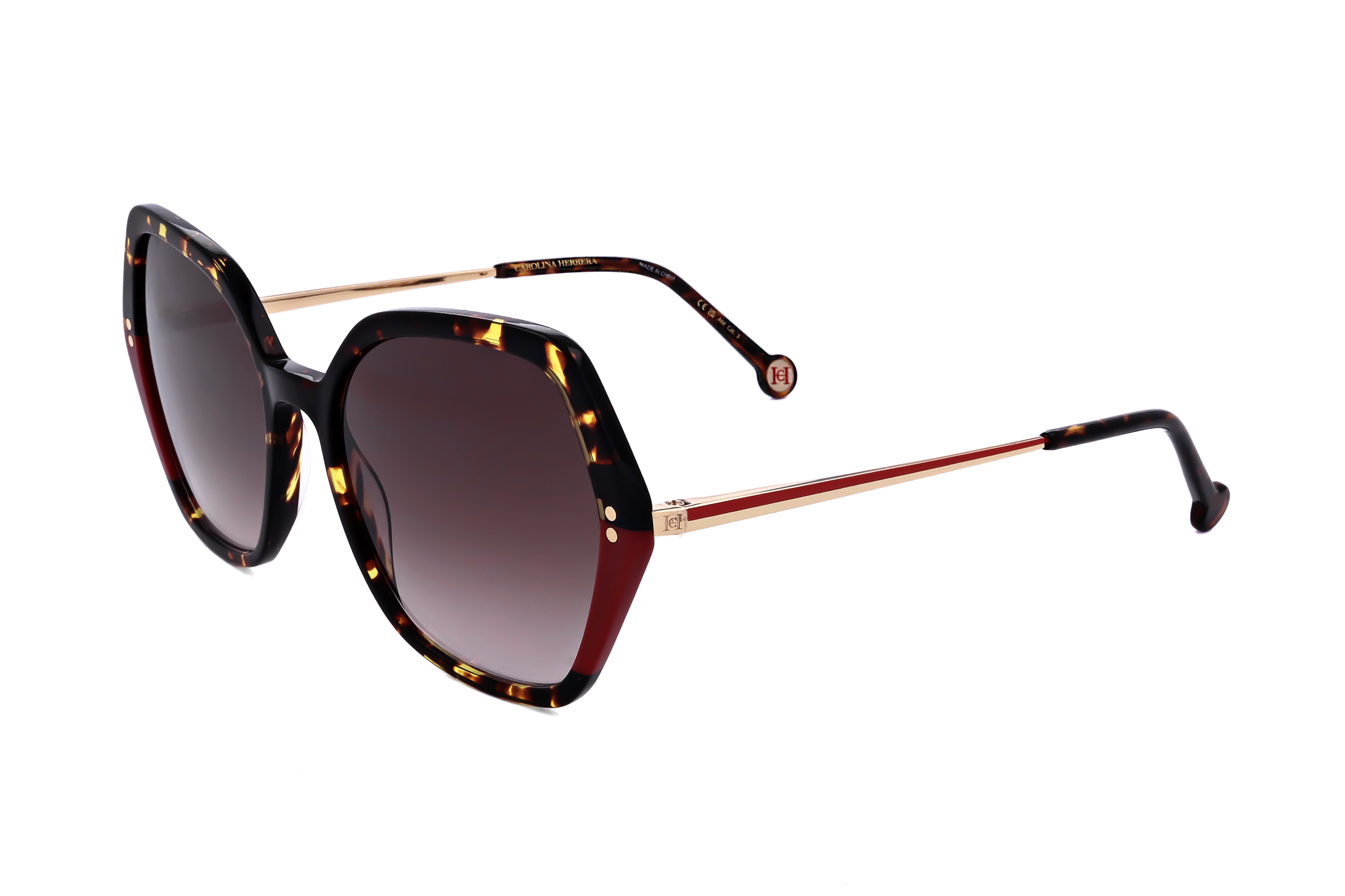 Carolina Herrera Women's 55mm Havana Red Sunglasses HER0185-S-O63-55