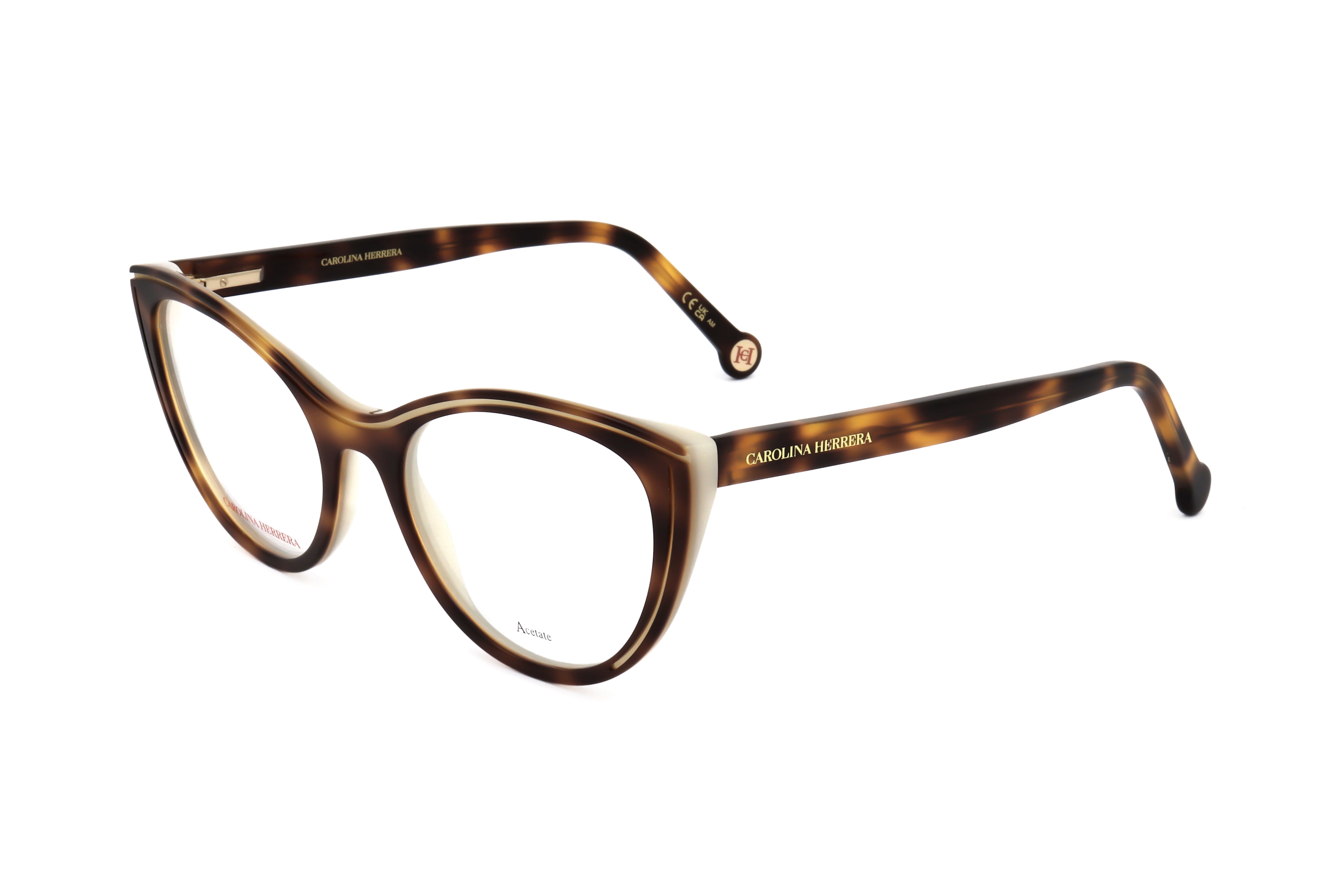 Carolina Herrera Women's 53mm Havana White Eyeglasses HER0171-C9K-53