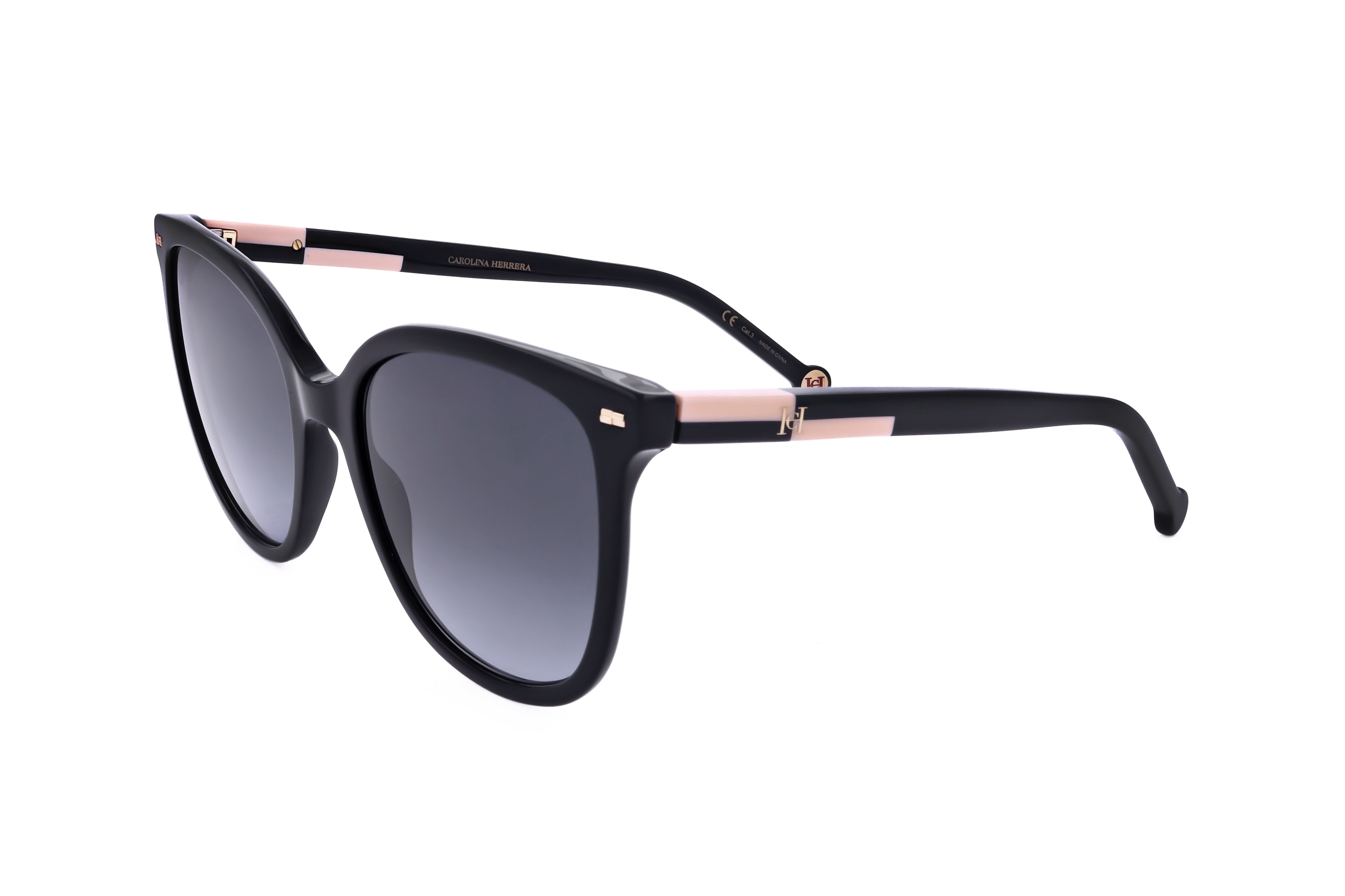 Carolina Herrera Women's 55mm Black Nude Sunglasses HER0136-S-KDX-55