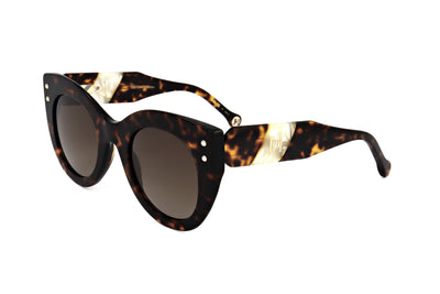 Carolina Herrera Women's 50mm Havana White Sunglasses HER0127-S-C9K-50